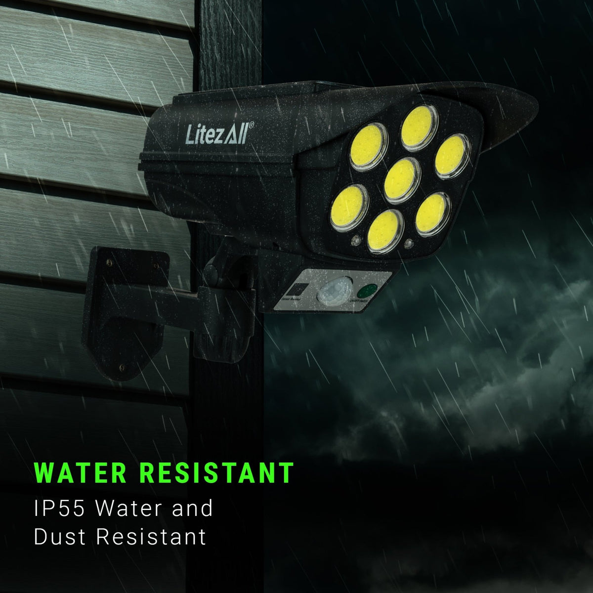 LitezAll® 500 Lumen Solar Security Light - LitezAll - Solar Powered Lights - 5