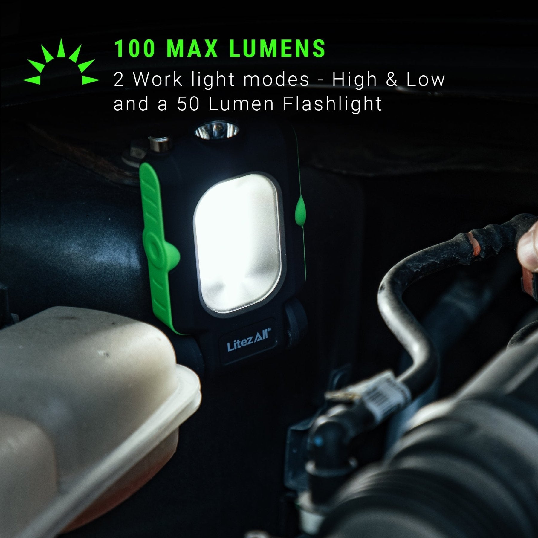 LitezAll® Pivot Work Light with Telescopic Magnet - LitezAll - Work Lights - 3