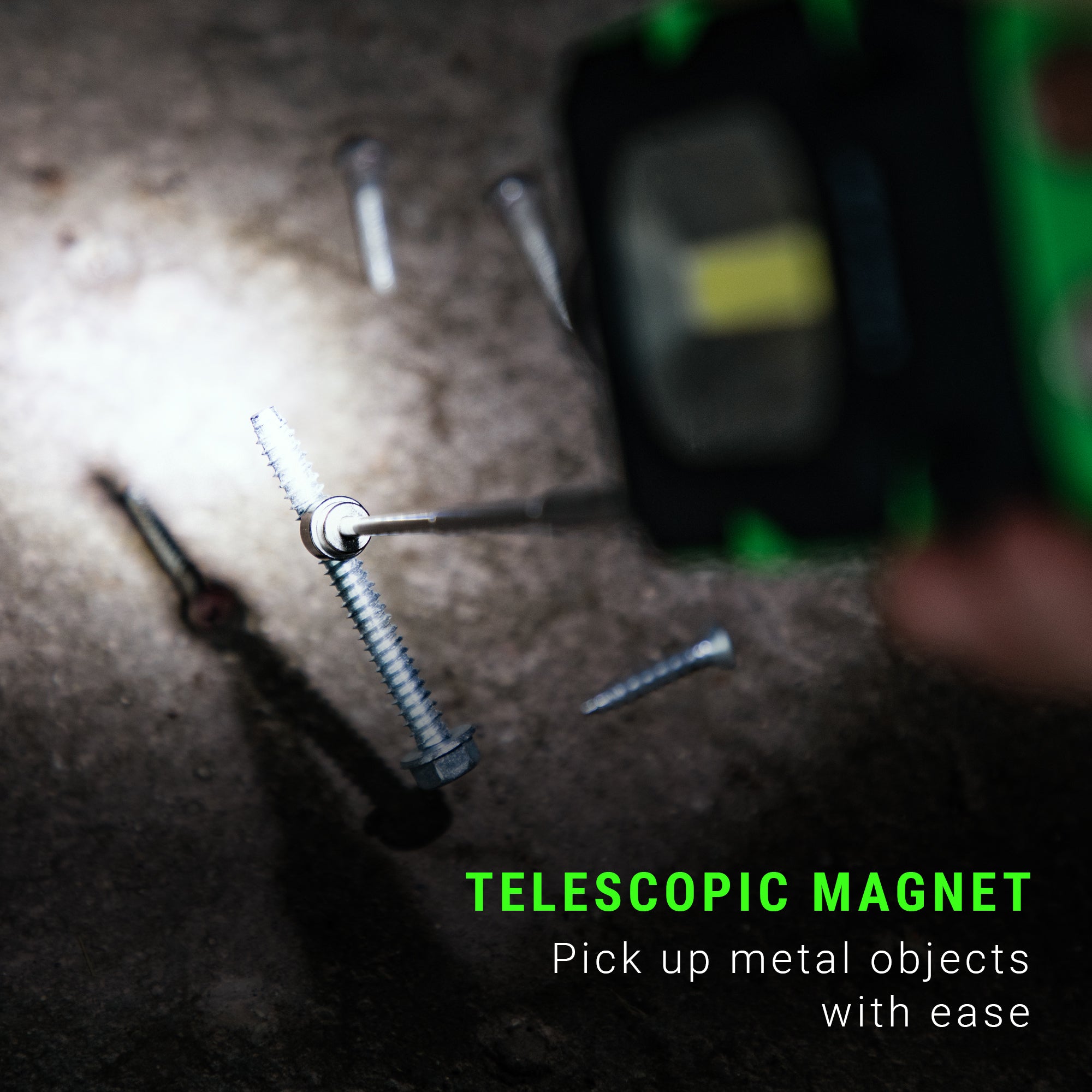 LitezAll® Pivot Work Light with Telescopic Magnet