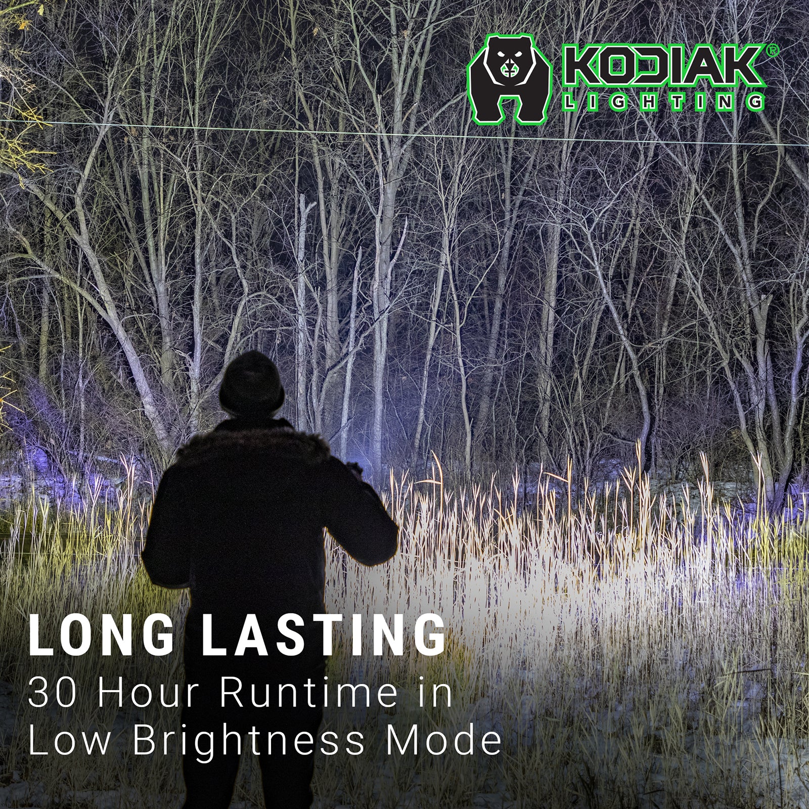 Kodiak® Kolossus 15000 Lumen Rechargeable Tactical Flashlight