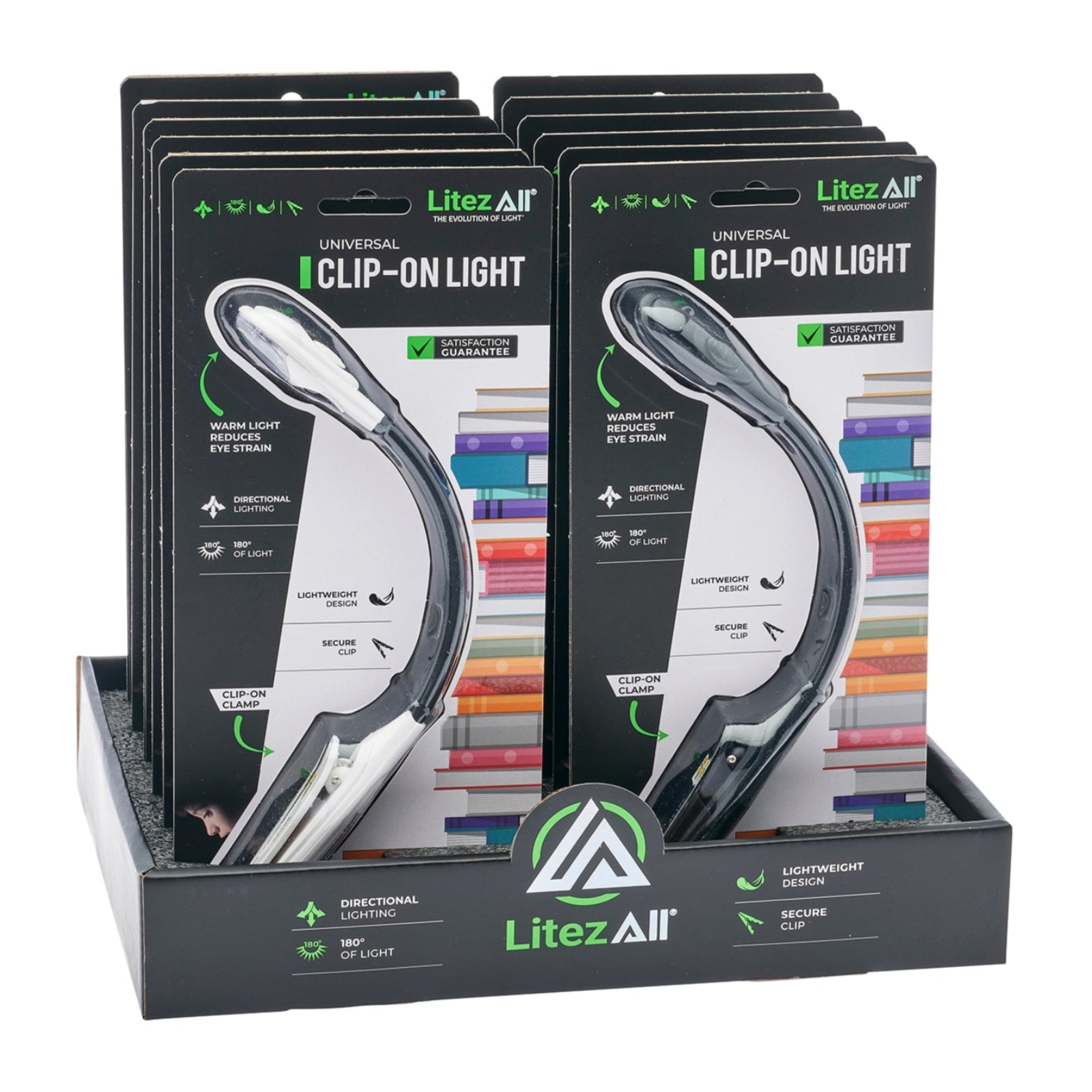 LitezAll Clip On Adjustable LED Book Light - LitezAll - 29