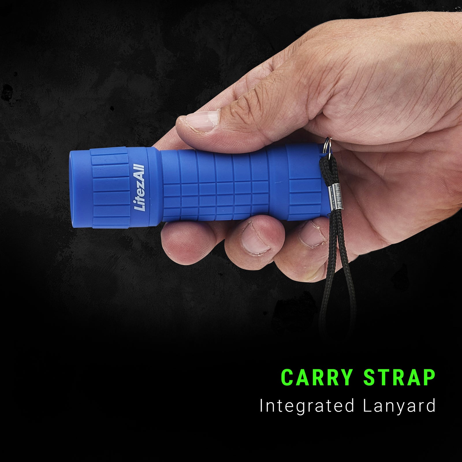 LitezAll Rubber Coated Pocket Flashlight 2 Pack - LitezAll