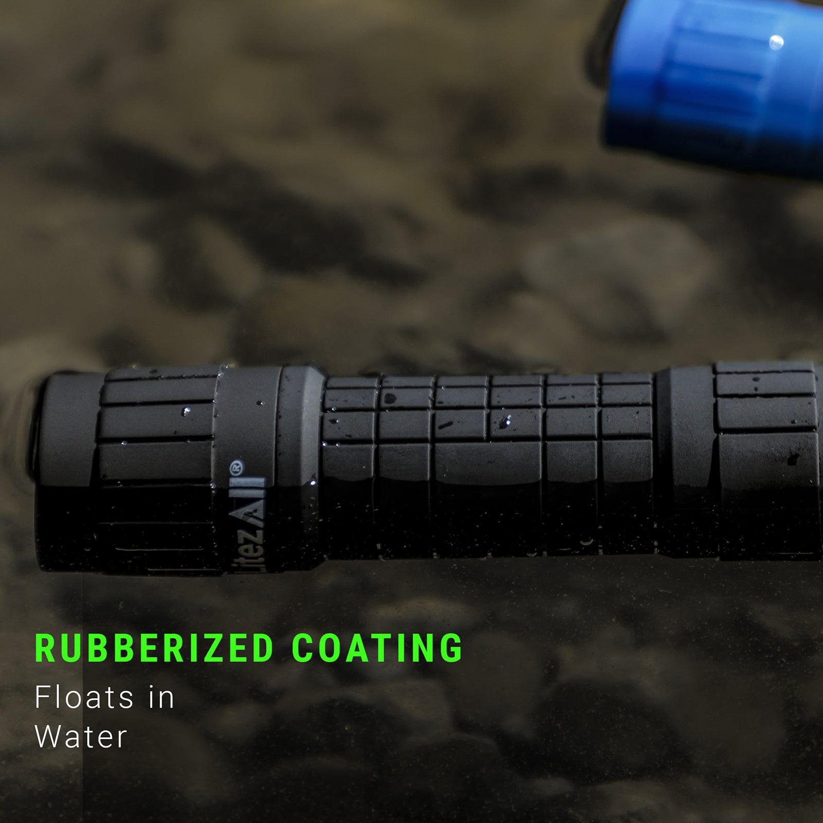 LitezAll Rubber Coated Pocket Flashlight 2 Pack - LitezAll