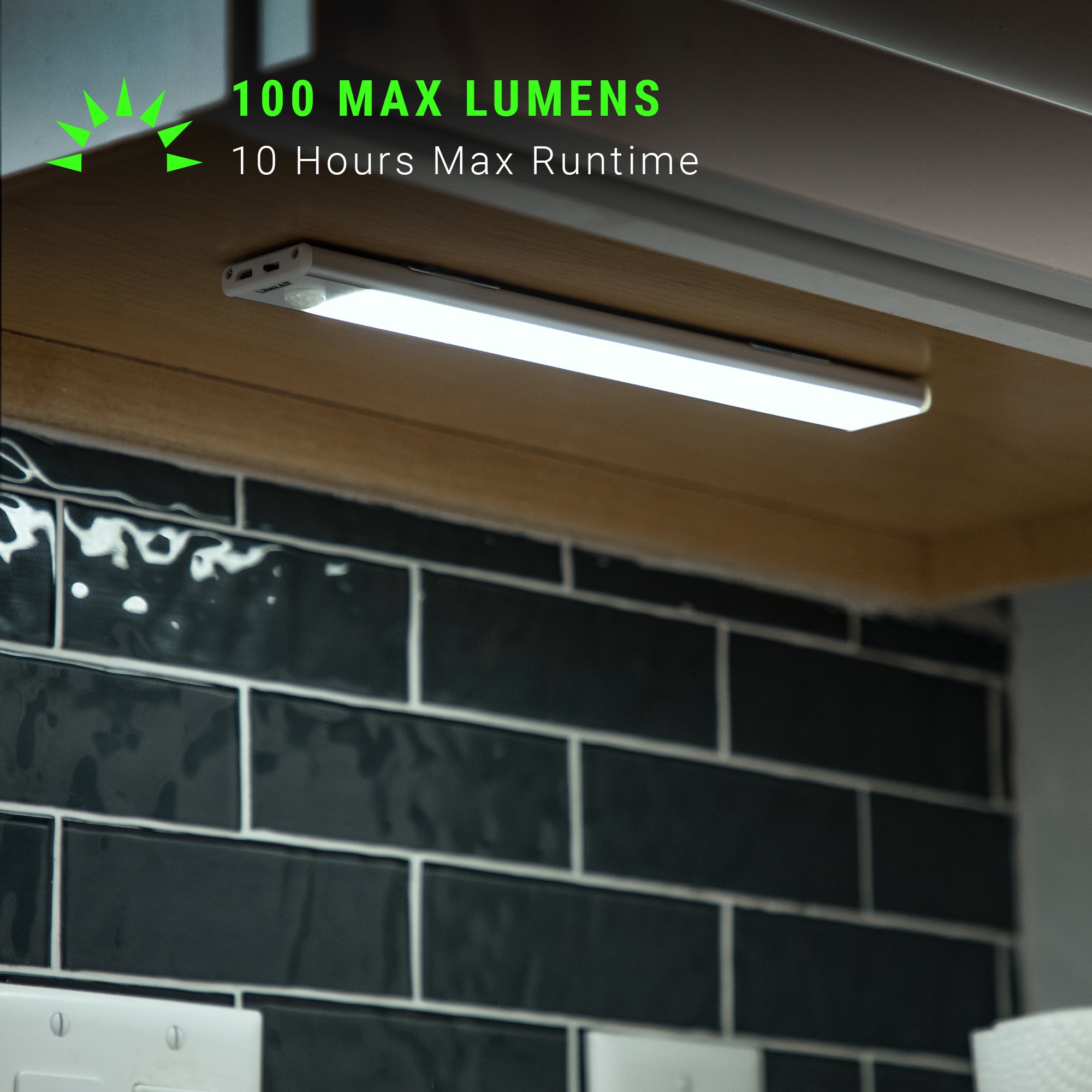 LitezAll® Razor® Slim Rechargeable Motion Activated Light Bar