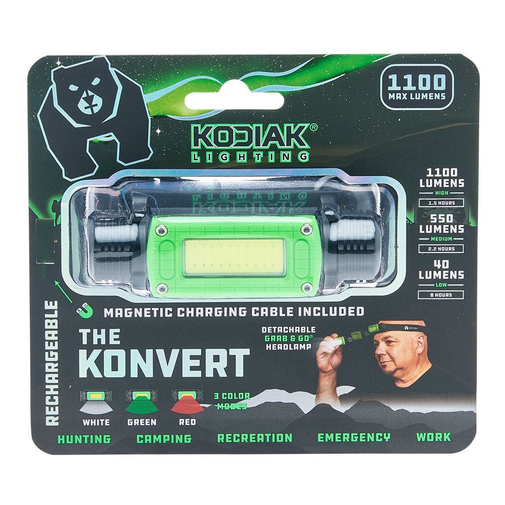 Kodiak® Konvert 1000 Lumen Rechargeable Headlamp with Magnetic Charging - LitezAll - 41