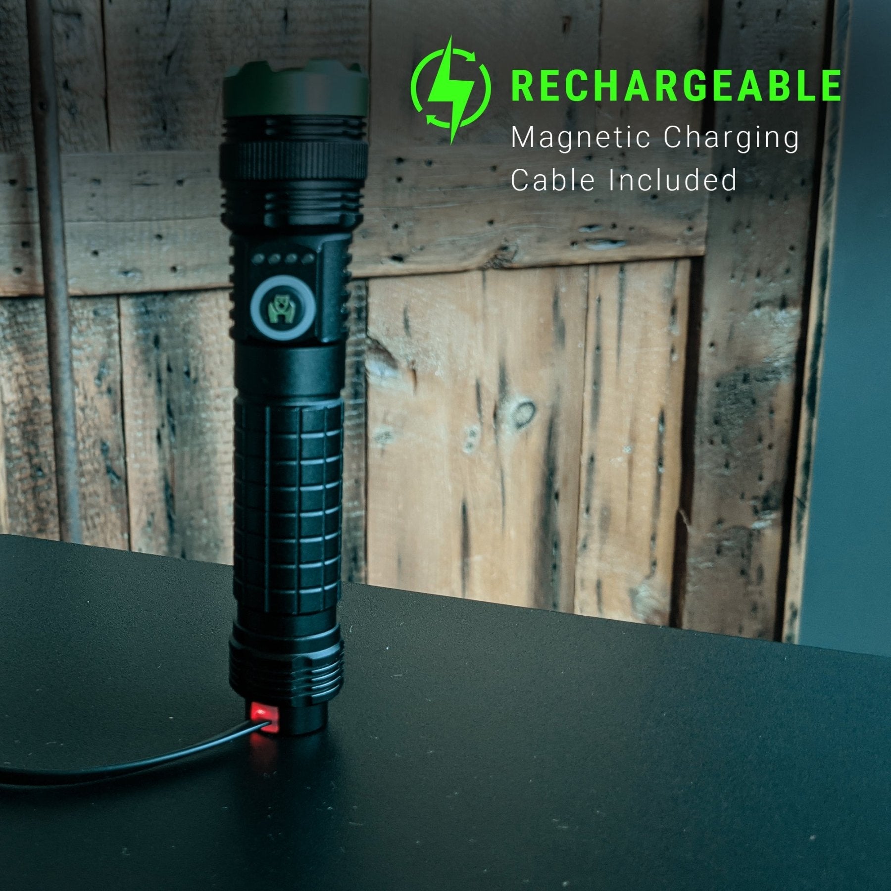 Kodiak® Kram 1000 Lumen Rechargeable Tactical Flashlight with Magnetic Charging - LitezAll - 7