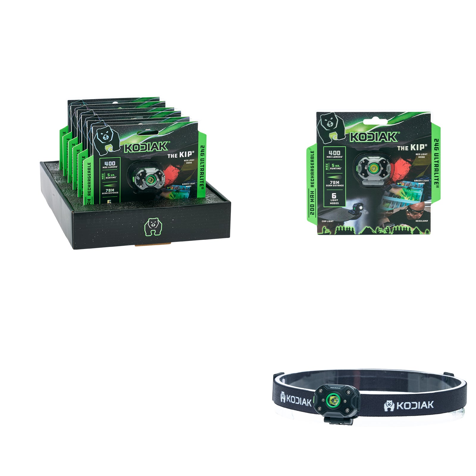 Kodiak® KIP® Rechargeable Micro Headlamp - LitezAll