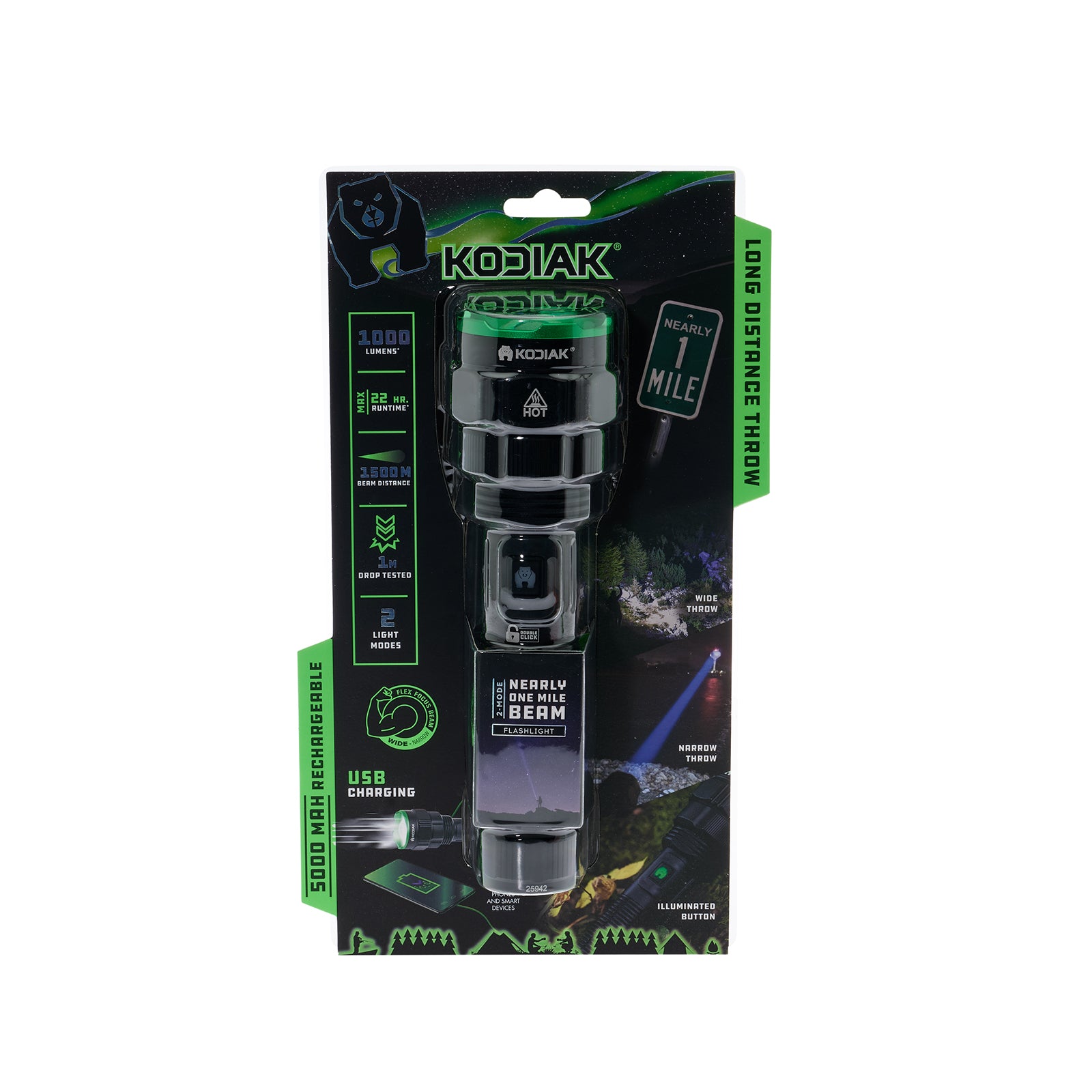Kodiak® Nearly 1 Mile Beam Tactical Flashlight - LitezAll - Tactical Flashlights - 15