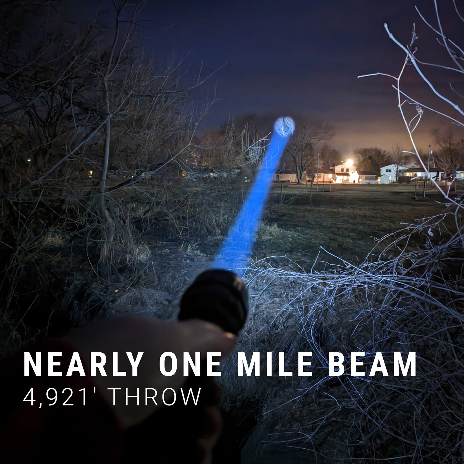 Kodiak® Nearly 1 Mile Beam Tactical Flashlight