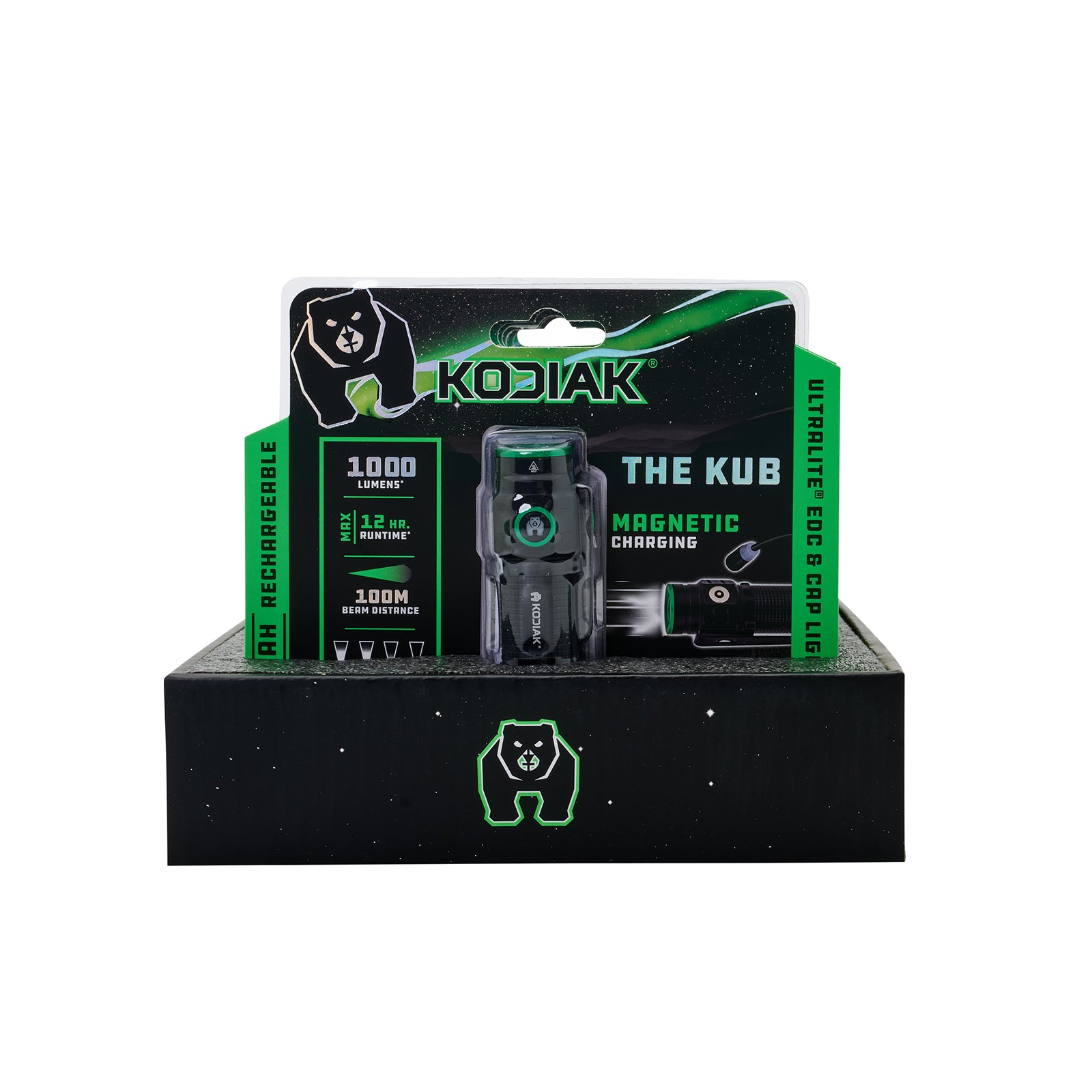 Kodiak® KUB Rechargeable Compact Flashlight 1000 Lumens - LitezAll - Tactical Flashlights - 23