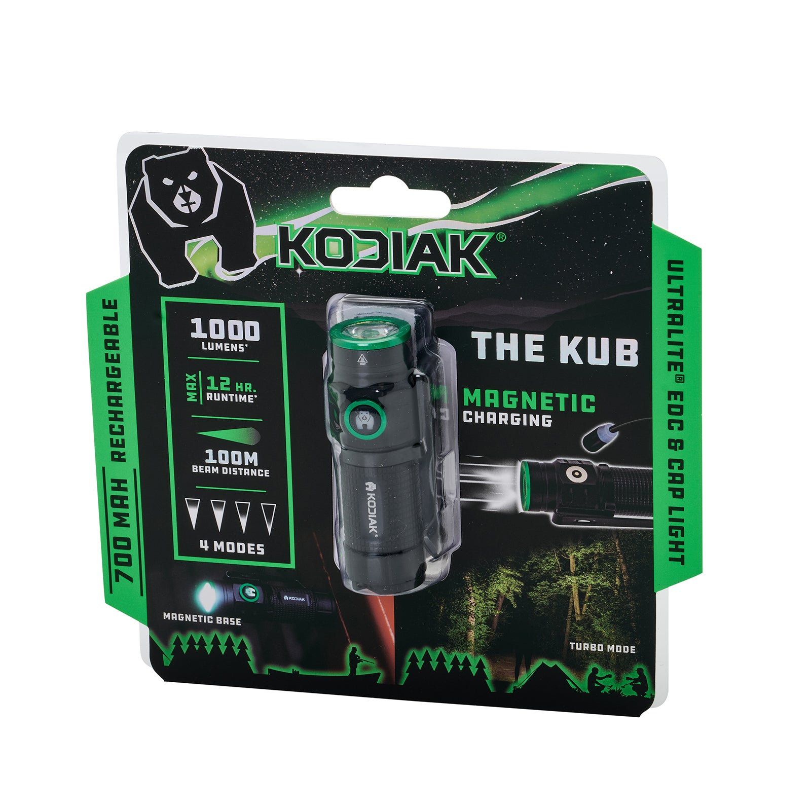 Kodiak® KUB Rechargeable Compact Flashlight 1000 Lumens - LitezAll - Tactical Flashlights - 34
