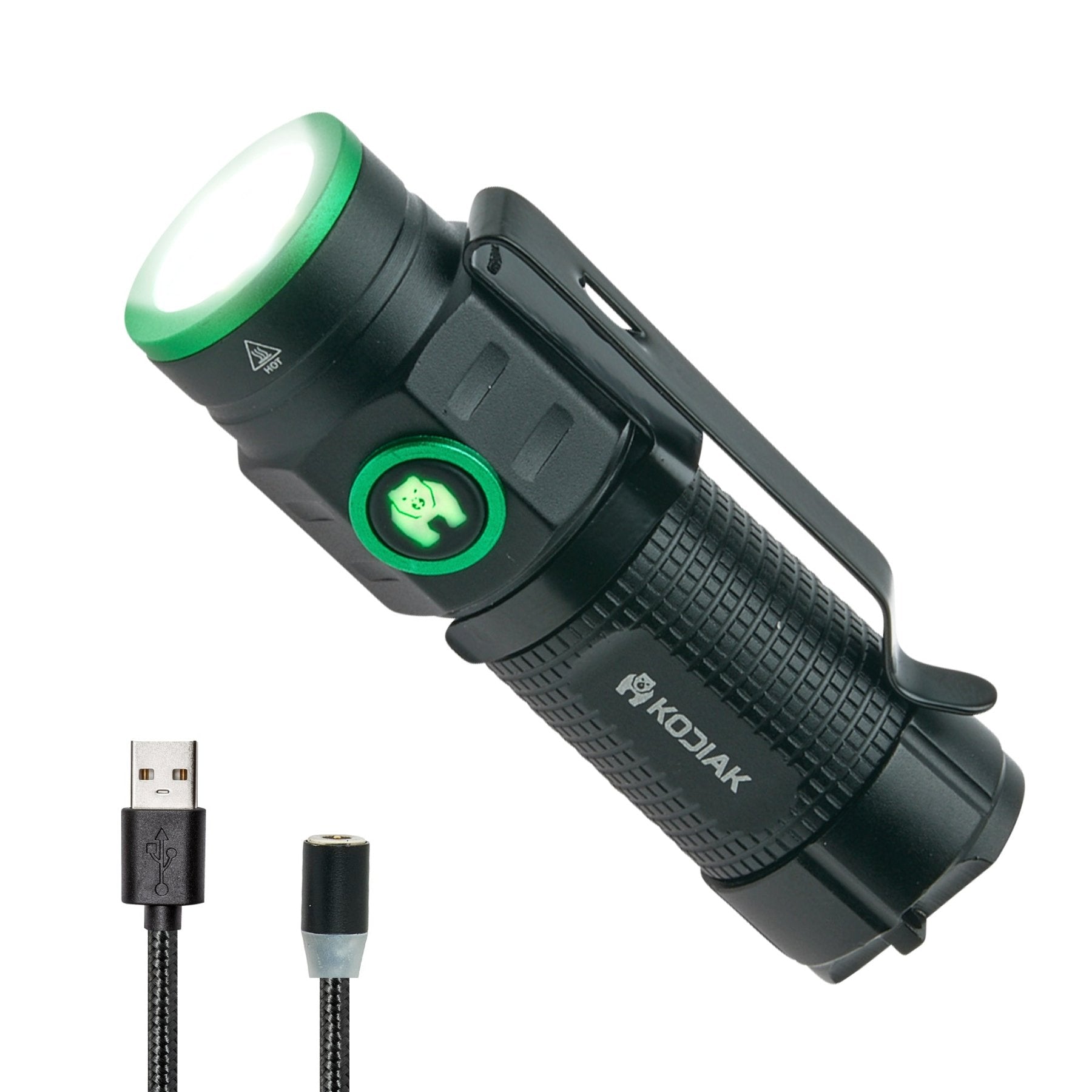 Kodiak® KUB Rechargeable Compact Flashlight 1000 Lumens - LitezAll