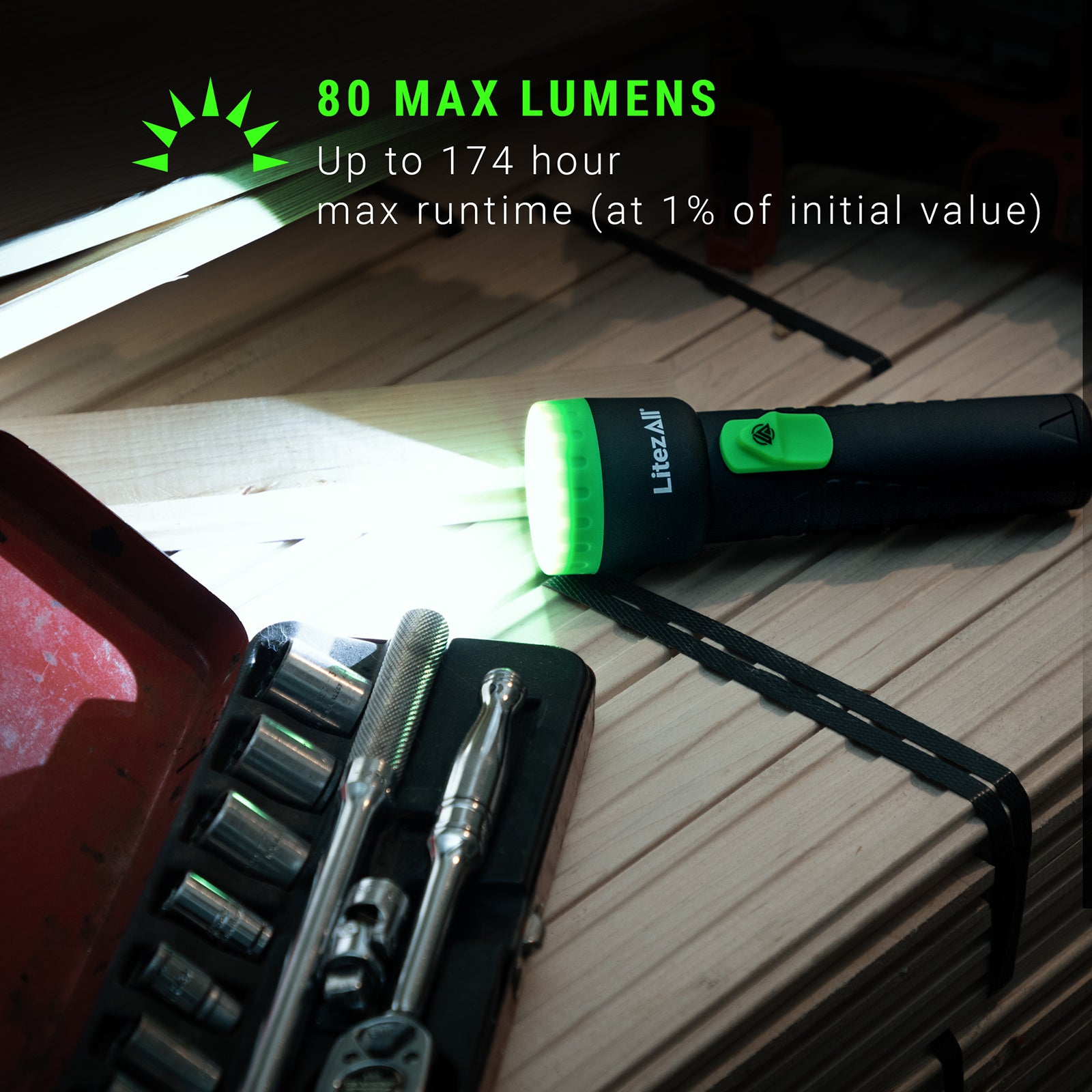 LitezAll® Everyday Flashlight with D Battery - LitezAll - 3