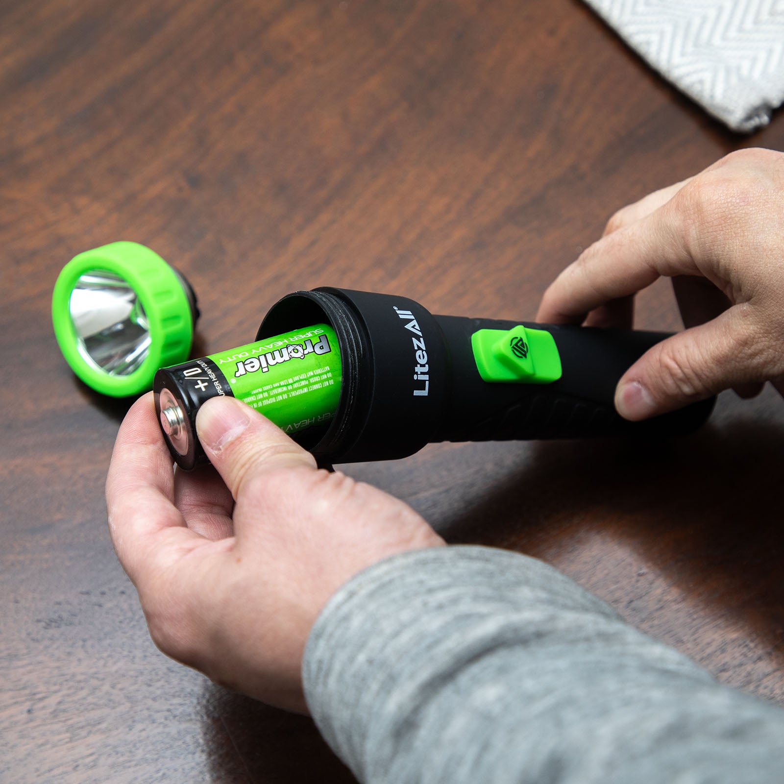 LitezAll Everyday Flashlight with D Battery - LitezAll