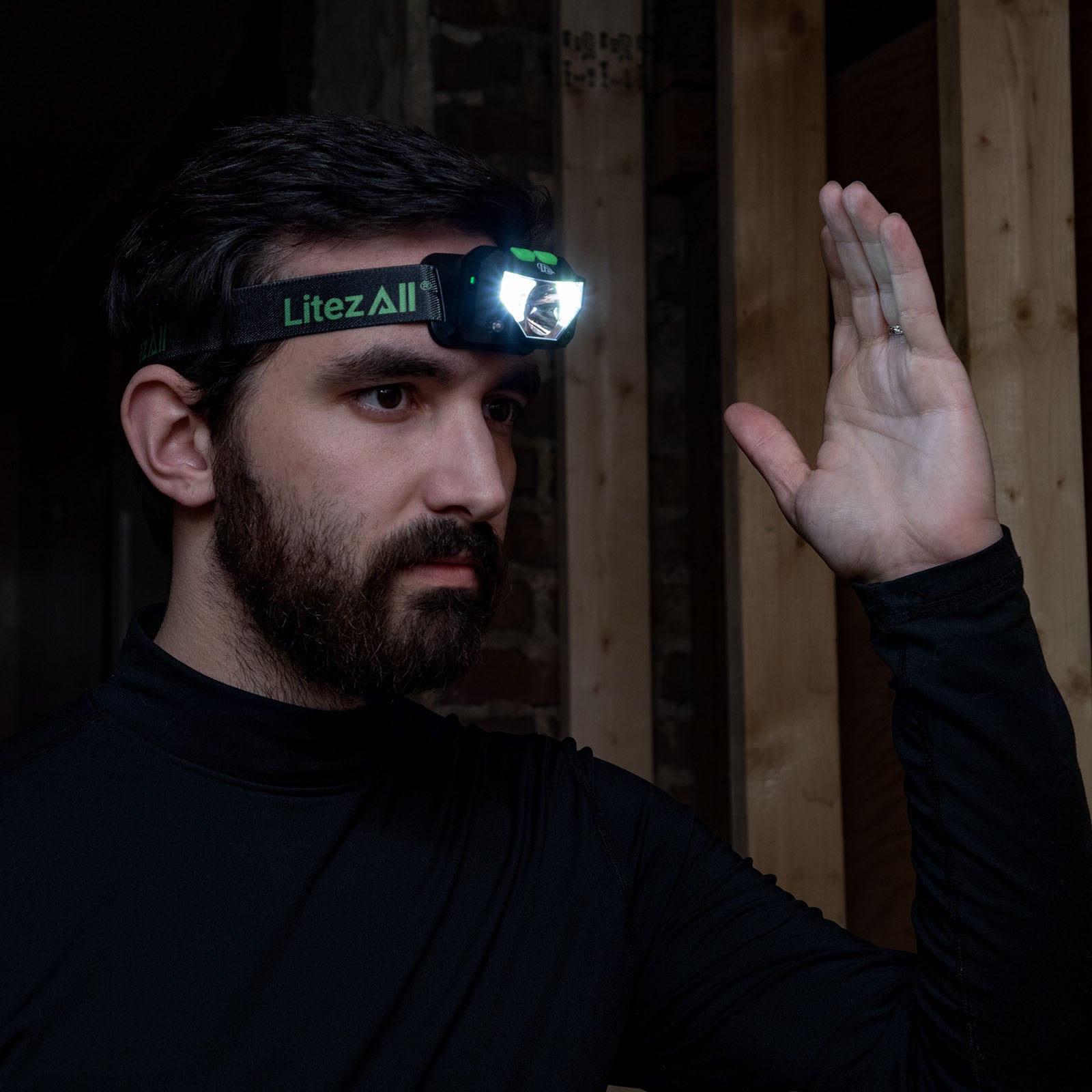 LitezAll SWYPE Rechargeable Motion Activated LED Headlamp Multifunction - LitezAll - Headlamps - 2