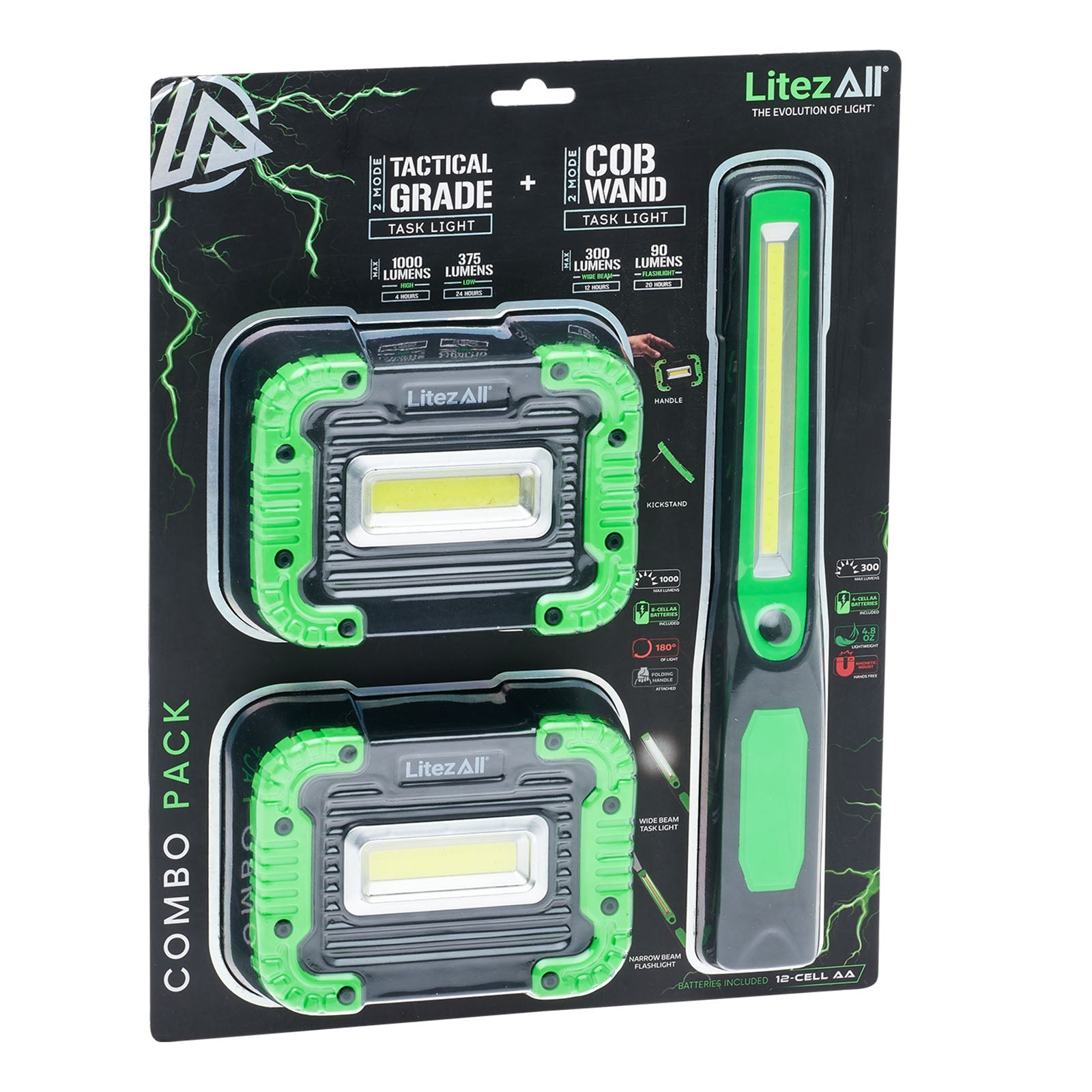 LitezAll Work Lights and Cob Wand Combo - LitezAll - 18