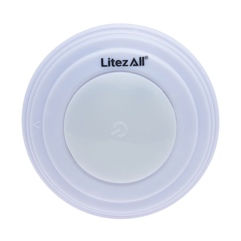 LitezAll RGB Remote Controlled Puck Light 6 Pack