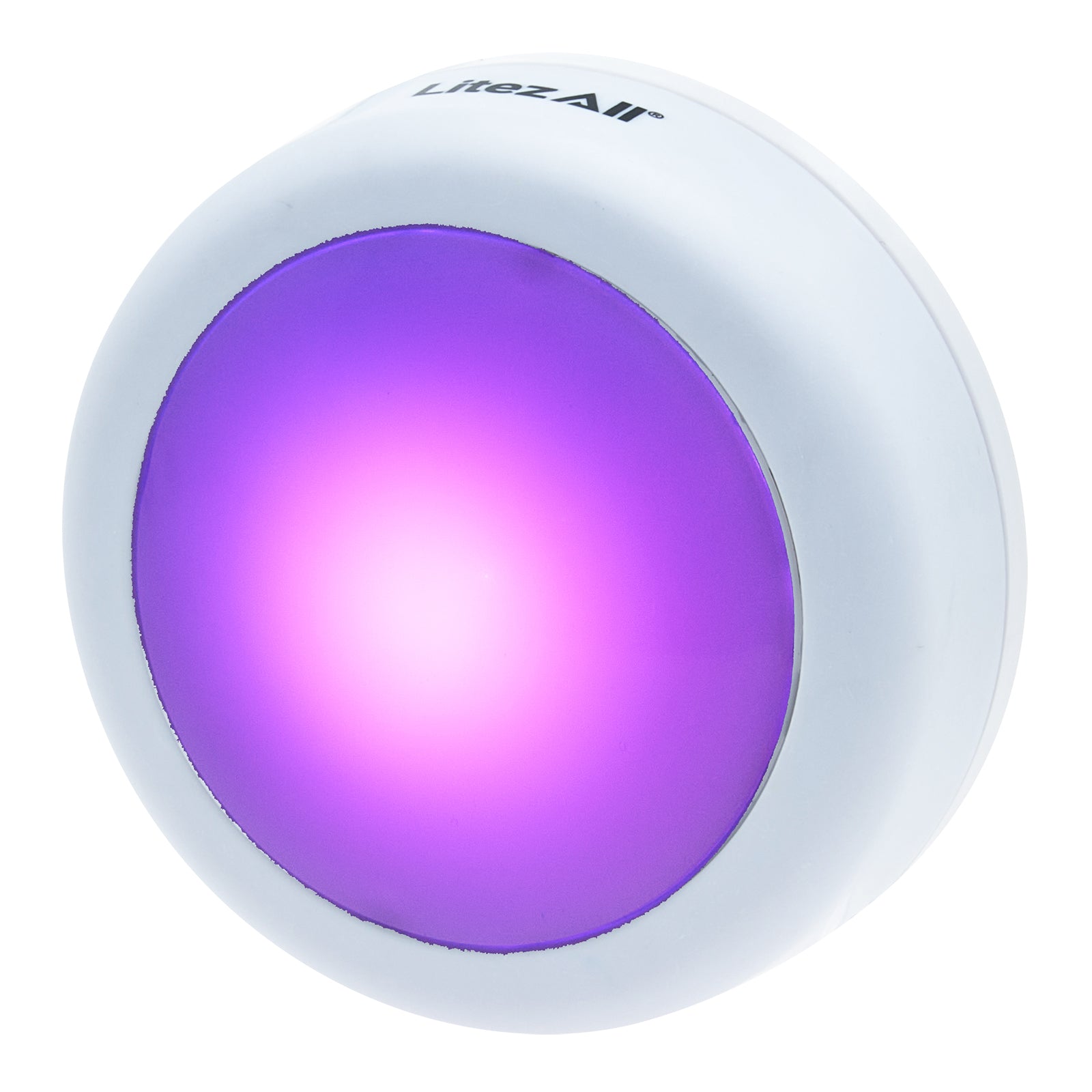 LitezAll RGB Large Puck Light 3pk w/ Remote - LitezAll - Home Accent - 18