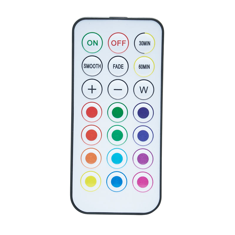 LitezAll Remote Control RGB Puck Lights 3 Pack