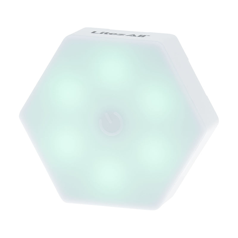 LitezAll Wireless Hexagon Lights with Remote Control 3 Pack - LitezAll - Home Accents - 17