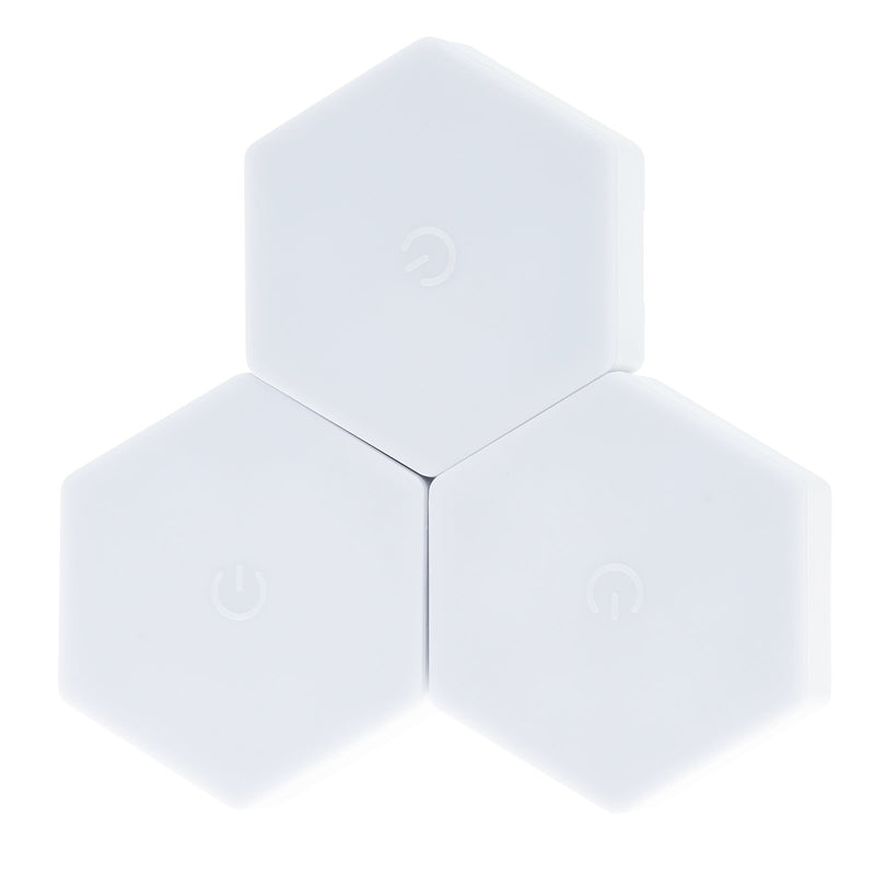 LitezAll Wireless Hexagon Lights with Remote Control 3 Pack - LitezAll - Home Accents - 26