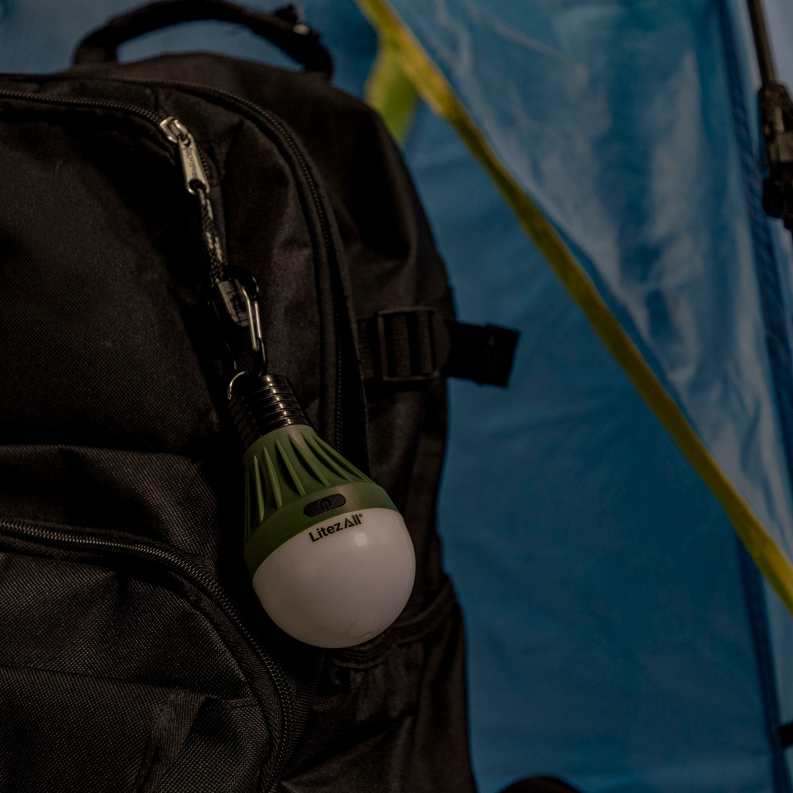 MAG lite9V式トイファハンドル付きLED球 LitezAll PortaBulb® with Carabiner - LitezAll