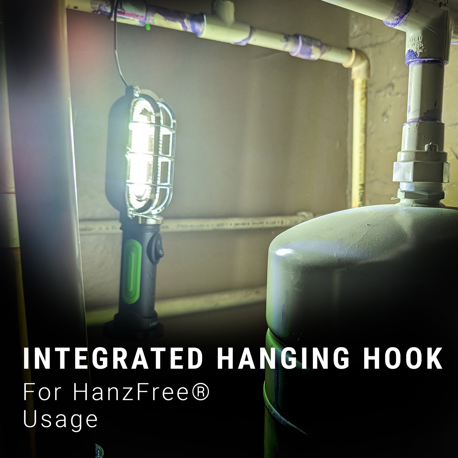 LitezAll® LED Classic Style Hand Light with Hook and Magnet - LitezAll - Work Lights - 6