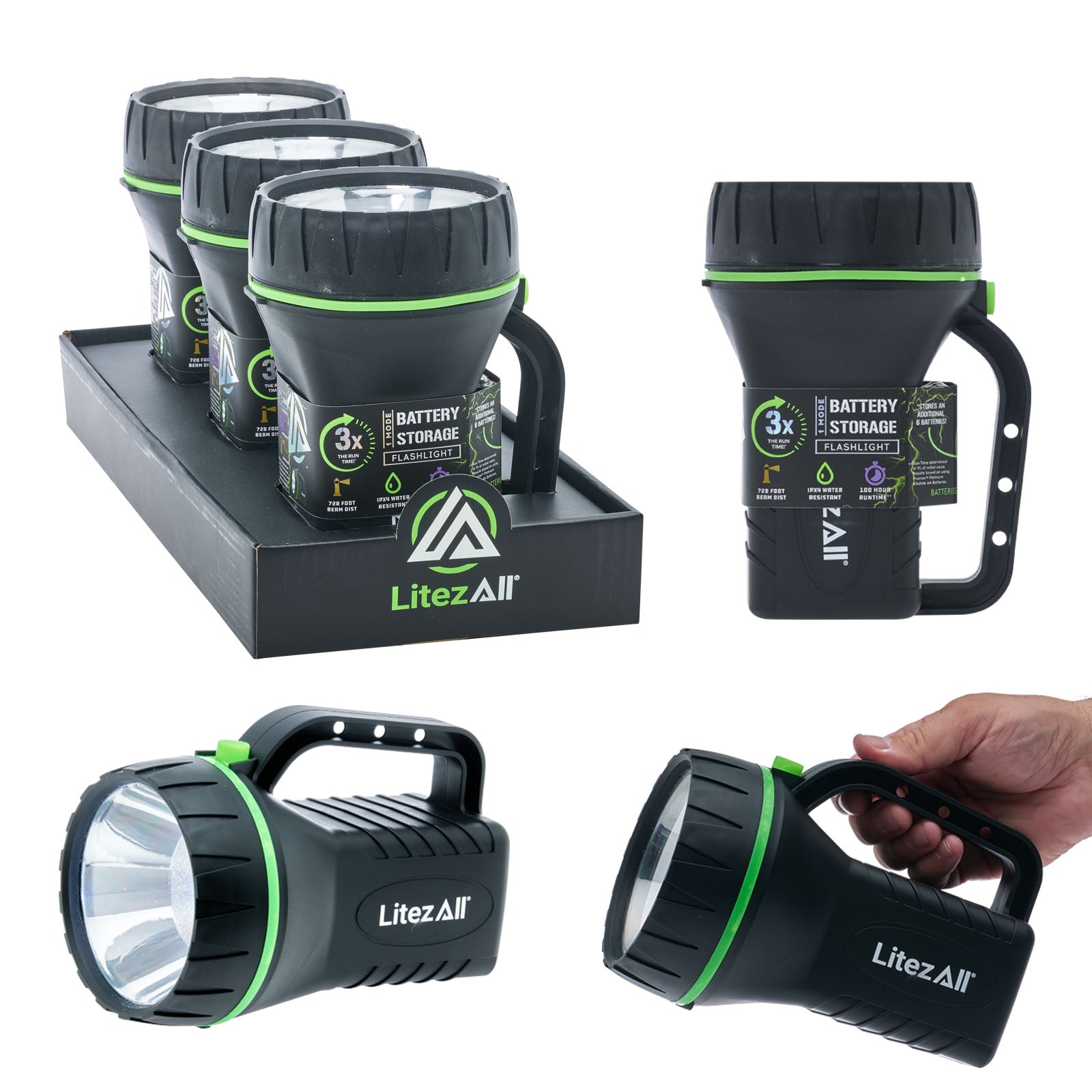 LP1520 Rechargeable Multi-Mode 600 Lumen Spotlight Lantern