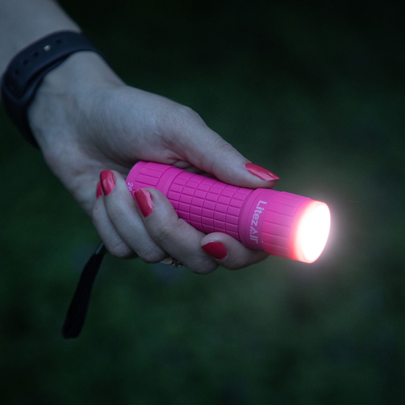 LitezAll Breast Cancer Awareness Combo Flashlight and Keychain Light