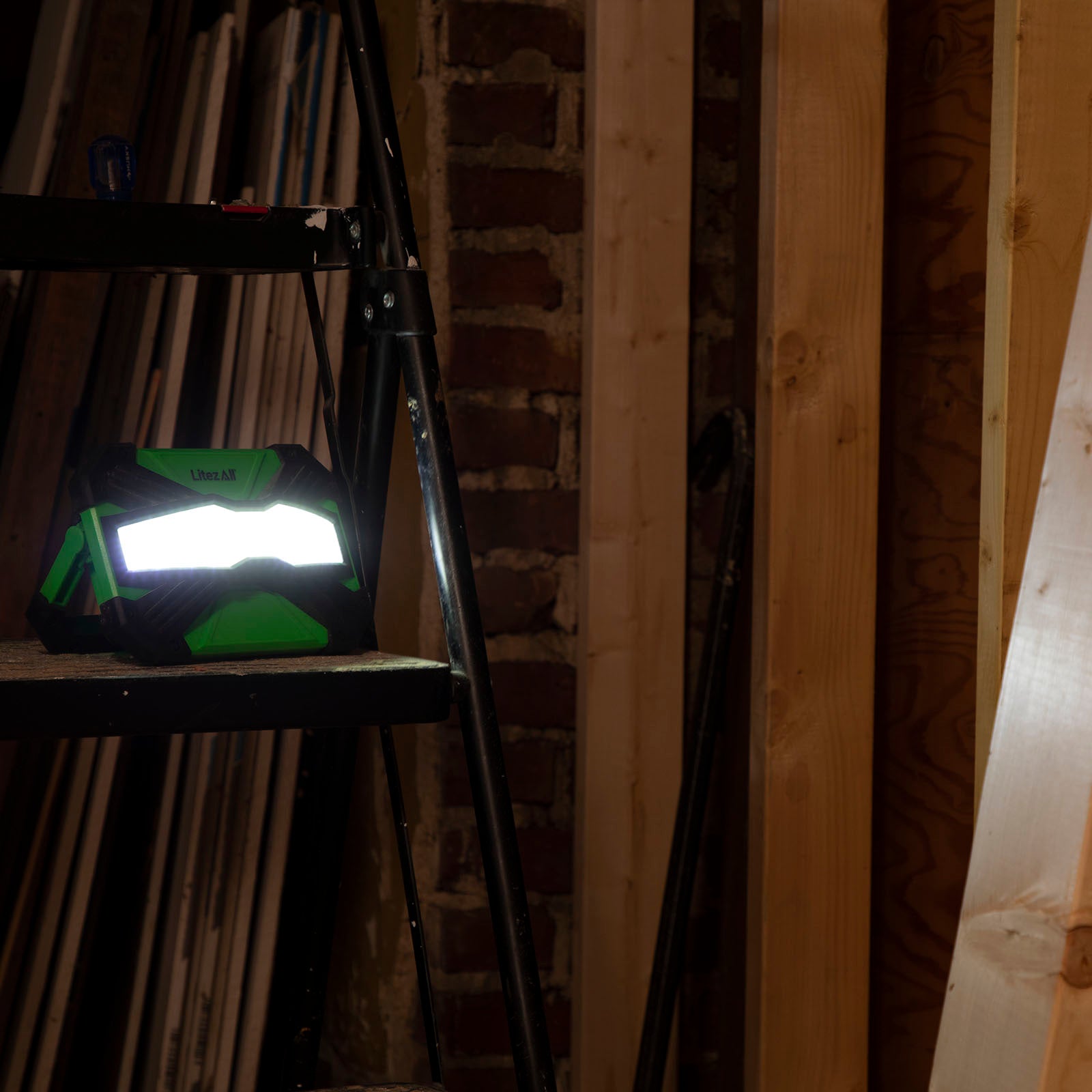 LitezAll Rechargeable 3000 Lumen Briteband® Wide Beam Work Light