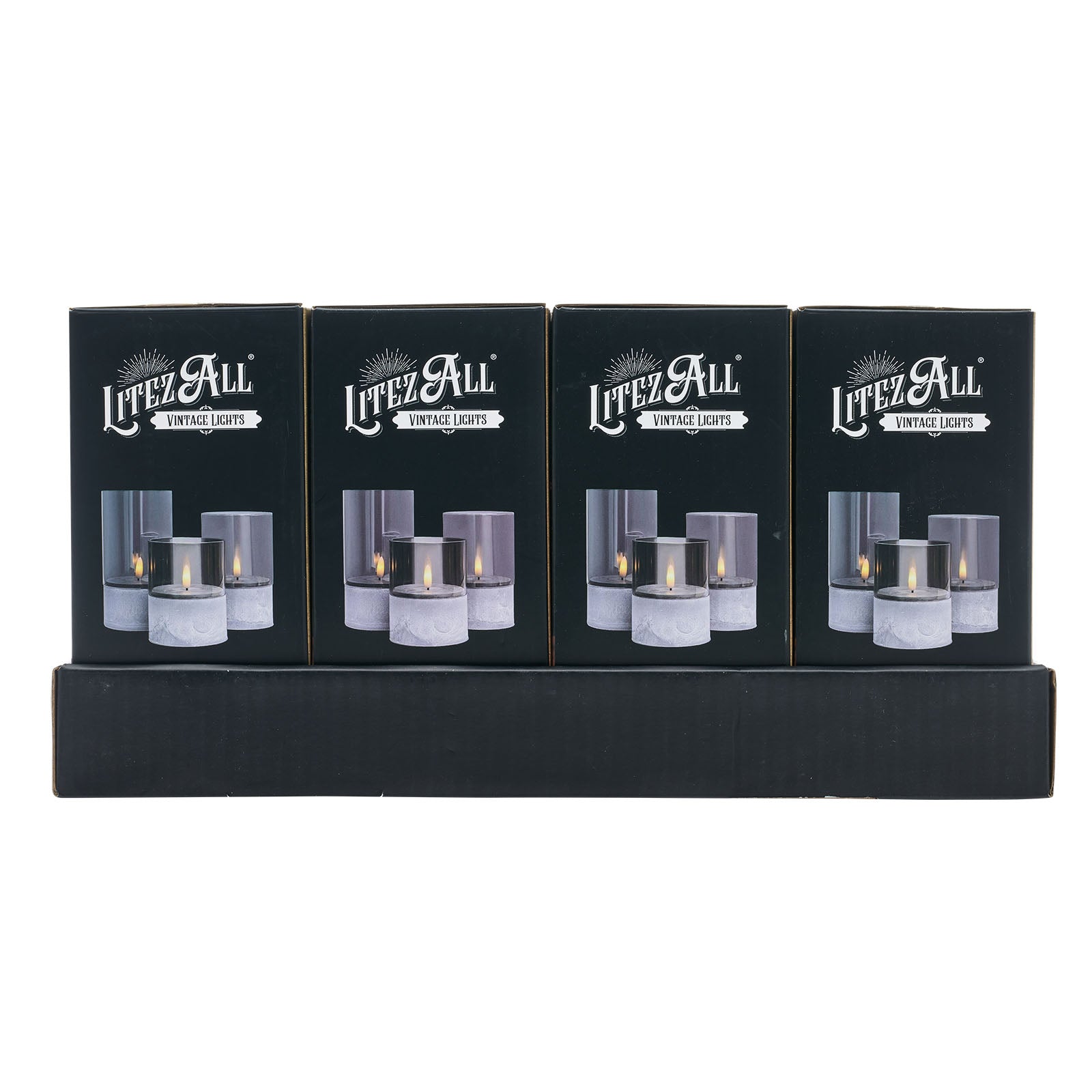 LitezAll Battery Operated Candle 3 Pack