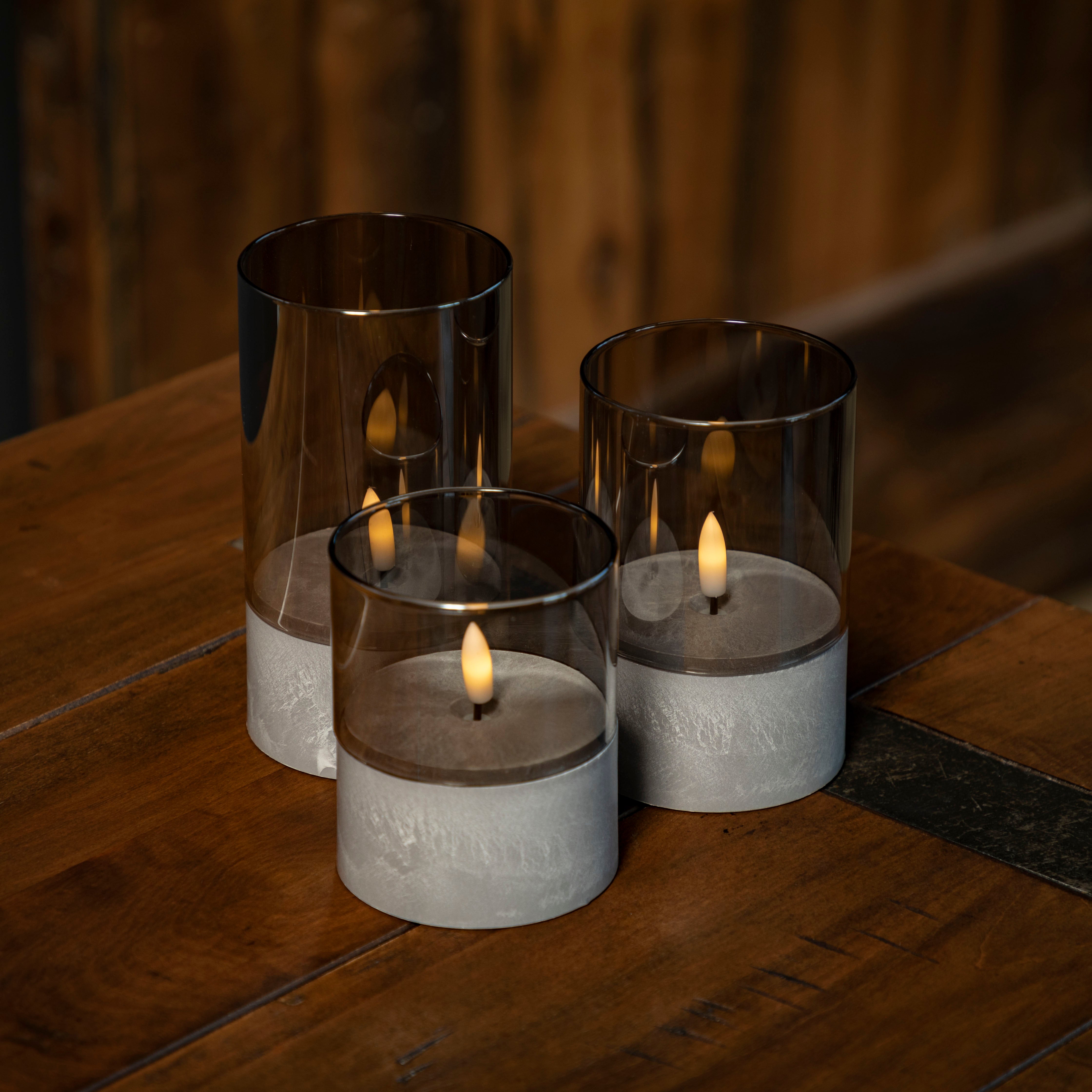 LitezAll Battery Operated Candle 3 Pack