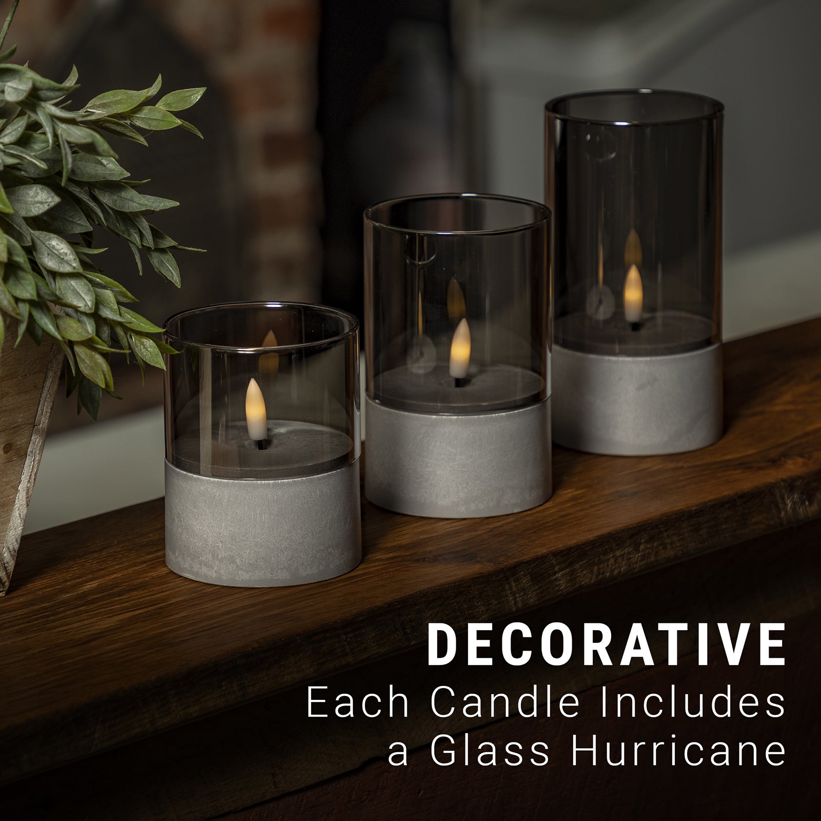 LitezAll® Battery Operated Candle 3 Pack - LitezAll - Home Accents - 6