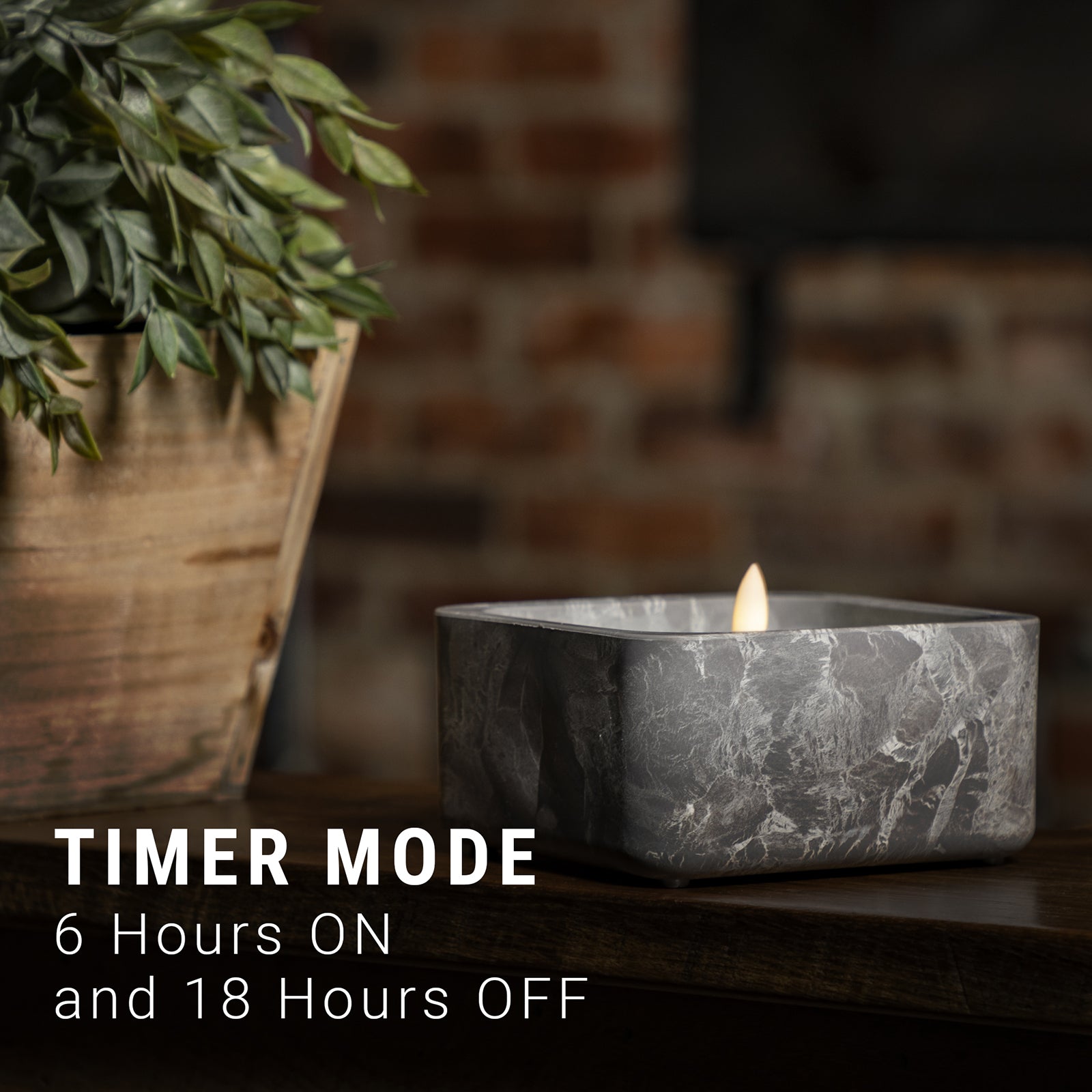 LitezAll® Flameless Candle in Decorative Holder - LitezAll