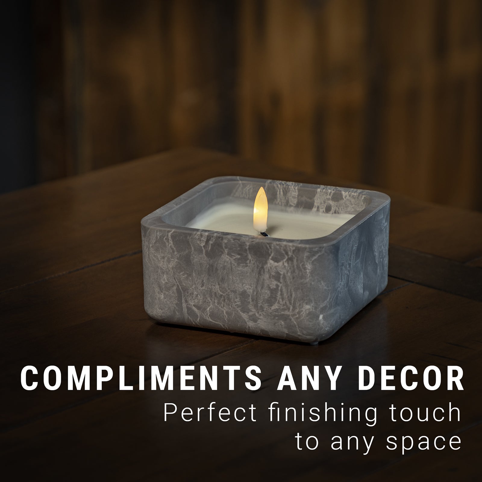 LitezAll Flameless Candle in Decorative Holder - LitezAll - Special Order - 6