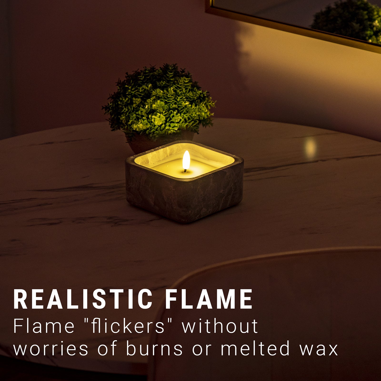 LitezAll Flameless Candle in Decorative Holder - LitezAll - Special Order - 5