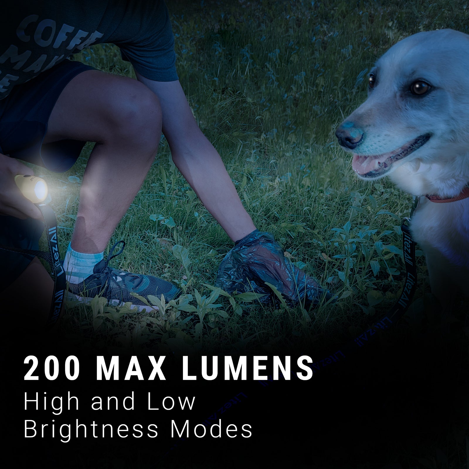 LitezAll Doggy Pooh Bag Rechargeable Light - LitezAll