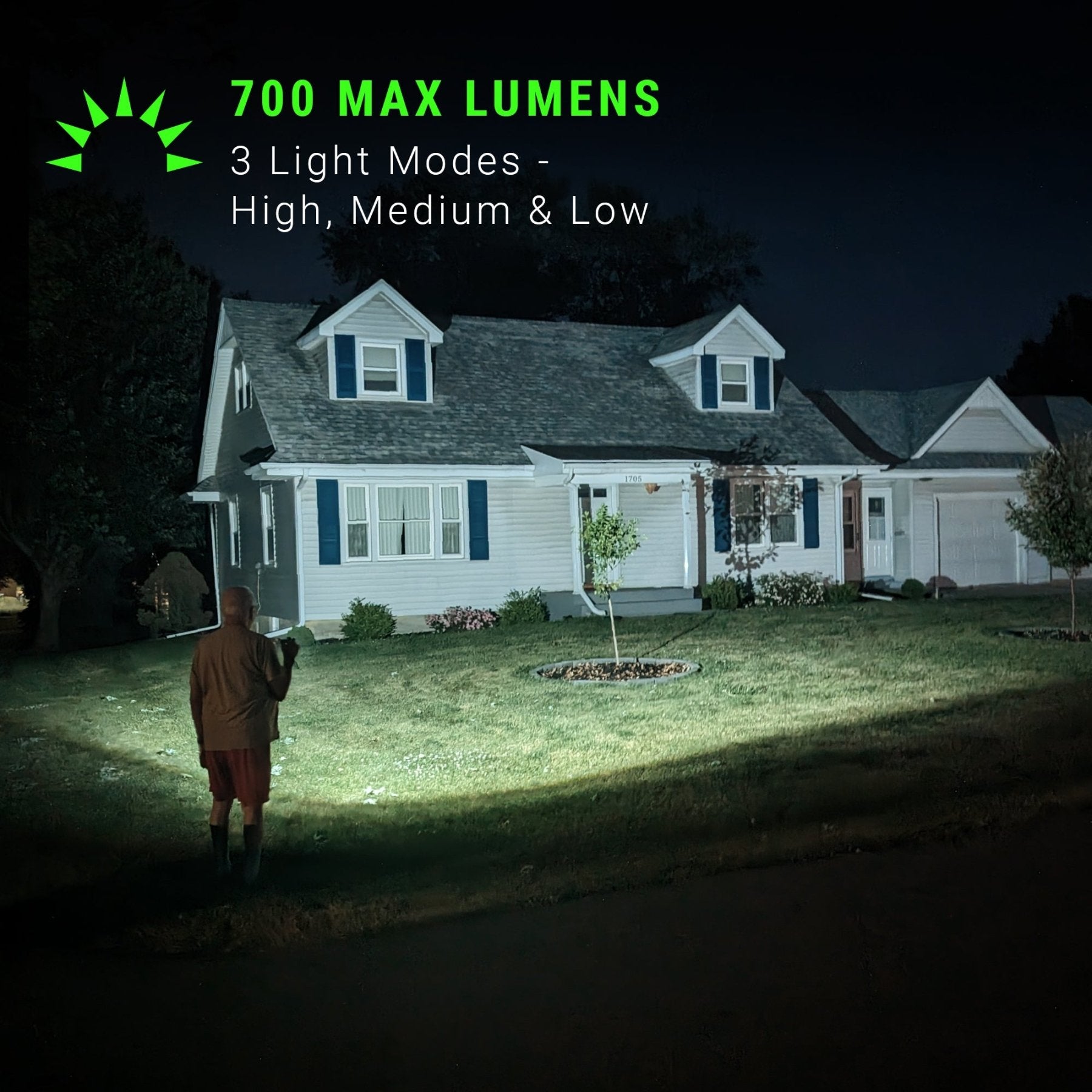 Kodiak® Slim 700 Lumen Tactical Grade Flashlight - LitezAll - Tactical Flashlights - 3