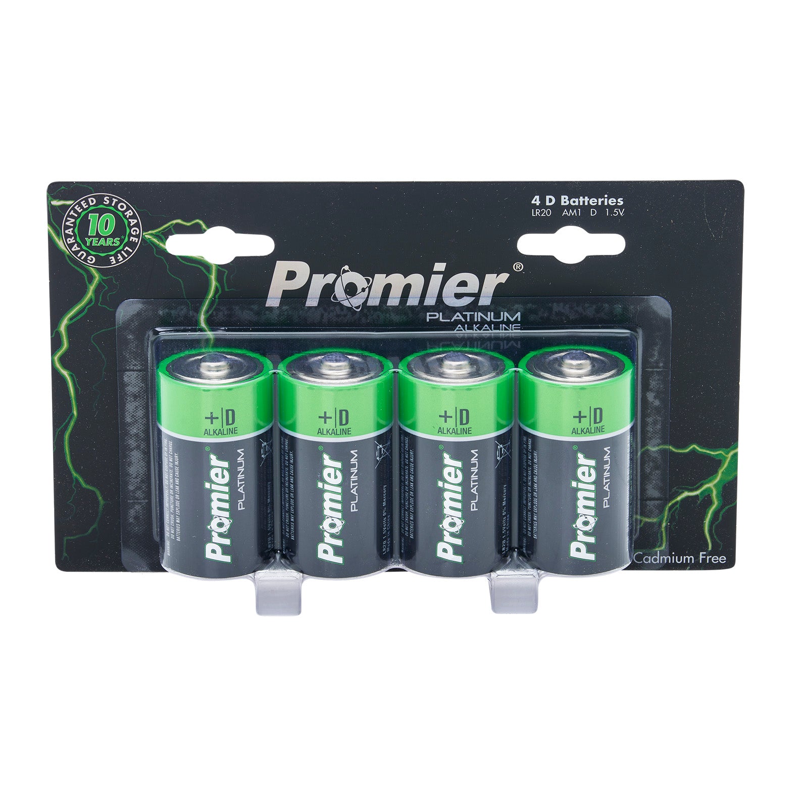 Promier® D Alkaline 4 Pack