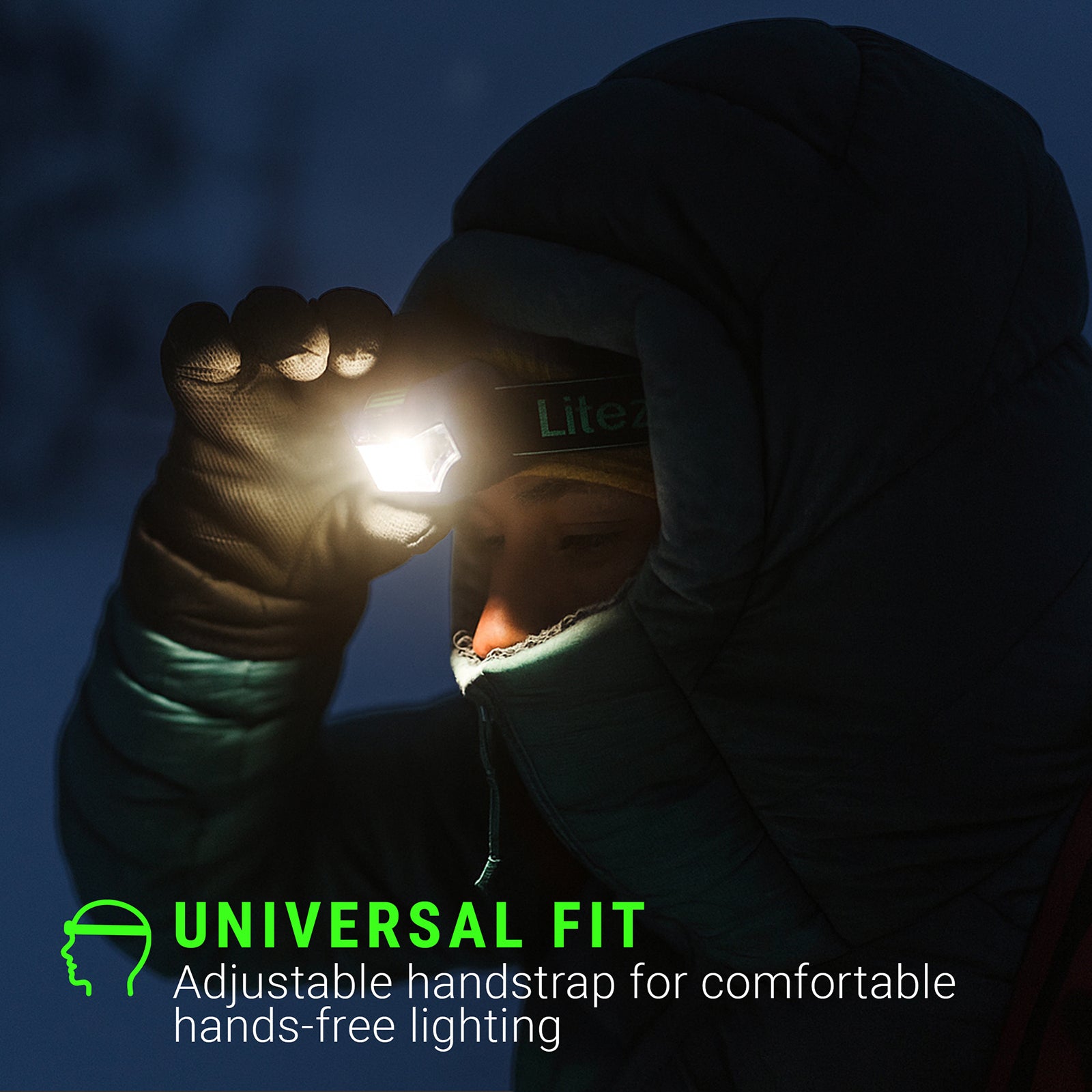 LitezAll Rechargeable Quattro 4 Mode Headlamp - LitezAll