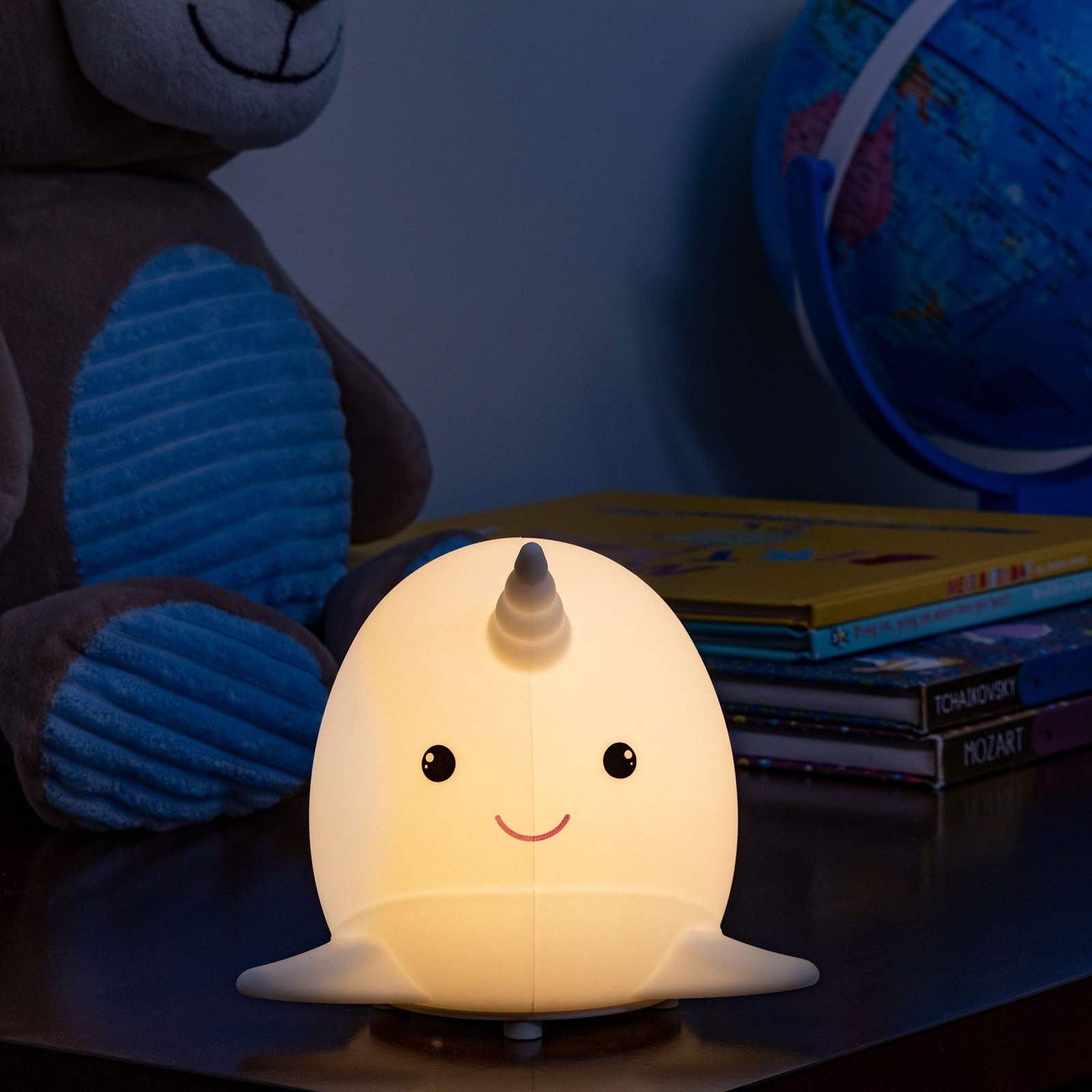 LitezAll® Narwhal Squishable Color Changing Silicone Lantern - LitezAll - Lanterns - 4