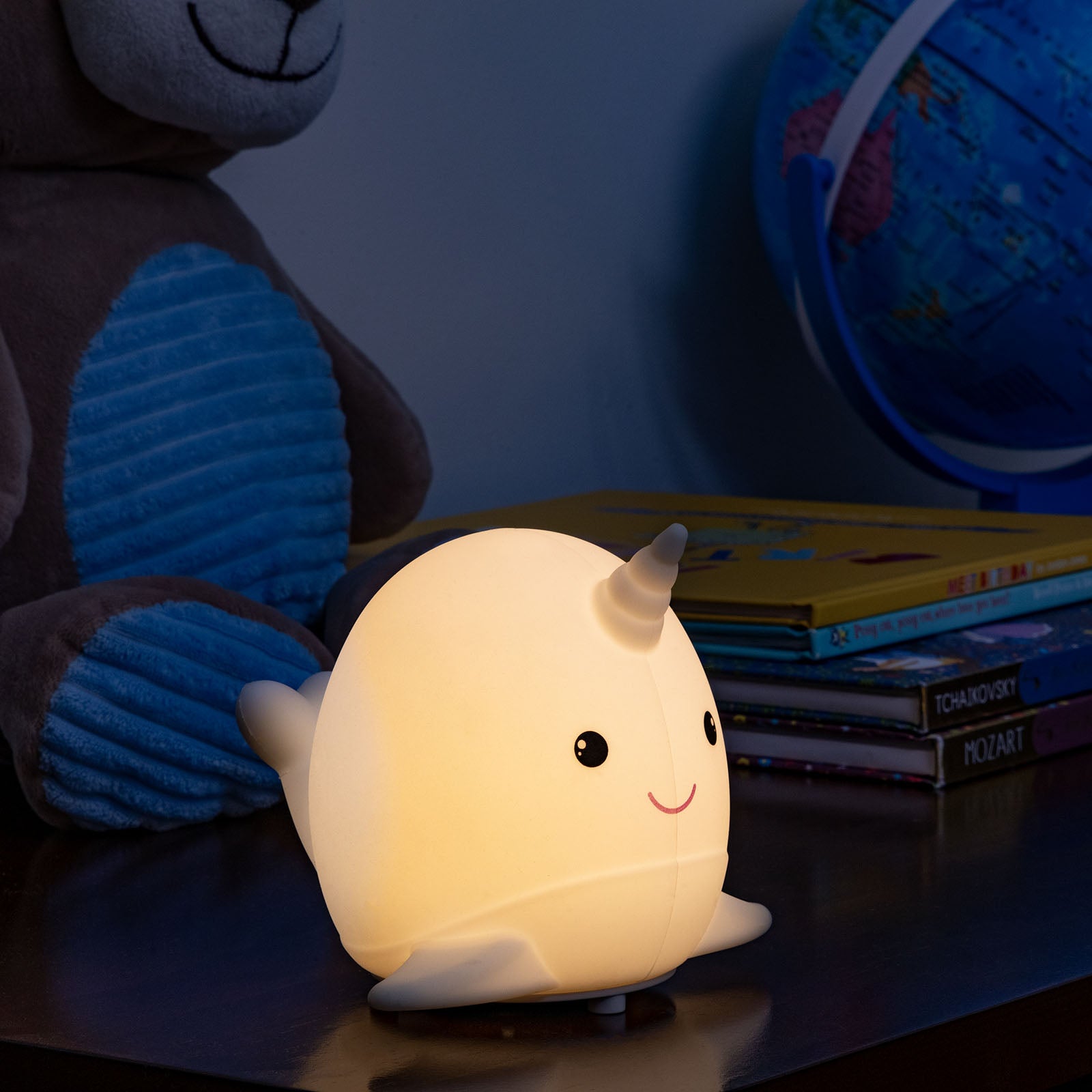 LitezAll® Narwhal Squishable Color Changing Silicone Lantern - LitezAll - Lanterns - 5