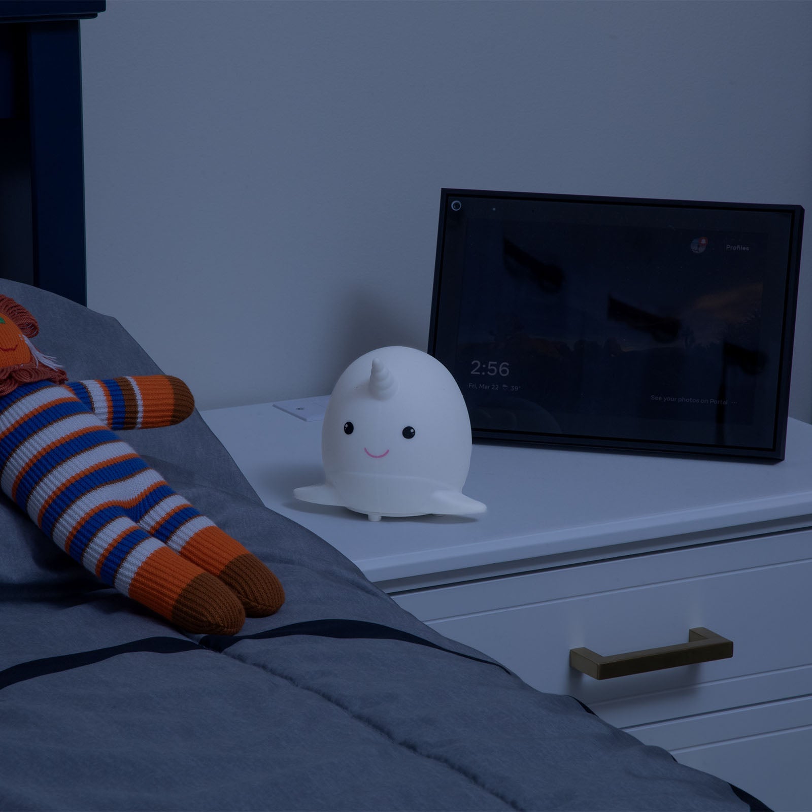 LitezAll® Narwhal Squishable Color Changing Silicone Lantern - LitezAll - Lanterns - 6