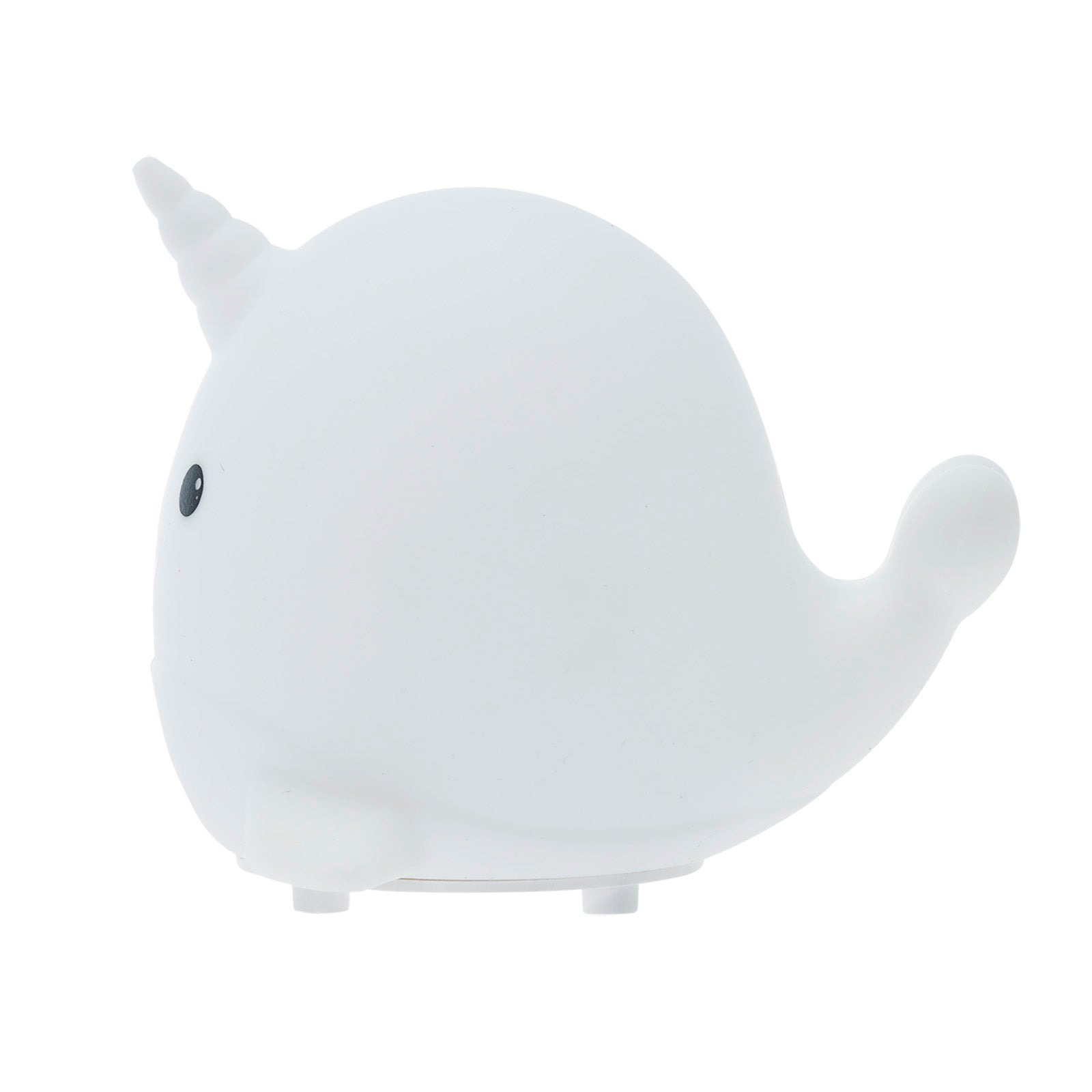 LitezAll Narwhal Squishable Color Changing Silicone Lantern - LitezAll