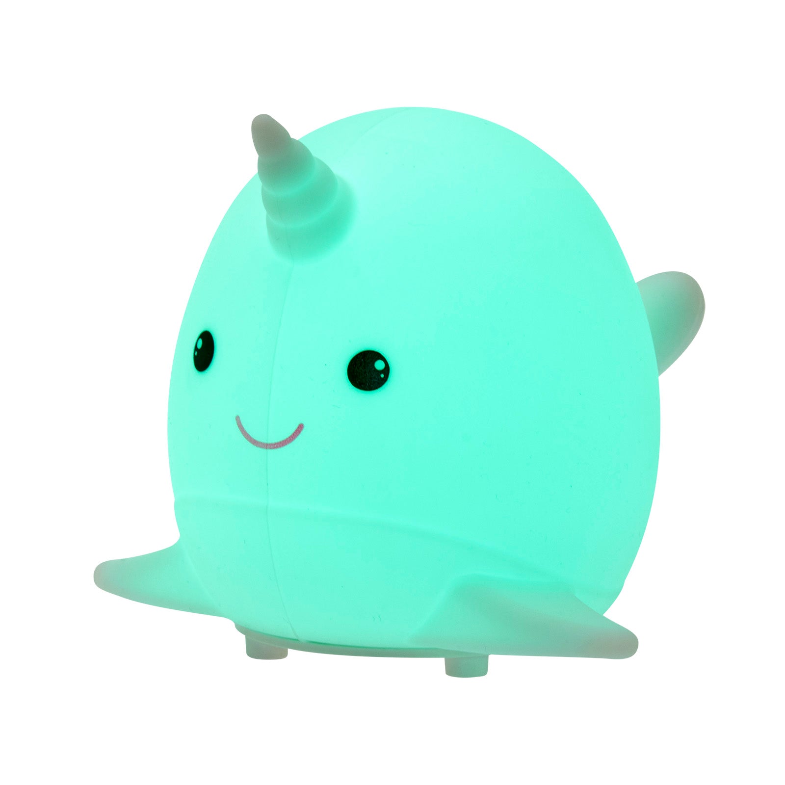 LitezAll Narwhal Squishable Color Changing Silicone Lantern - LitezAll