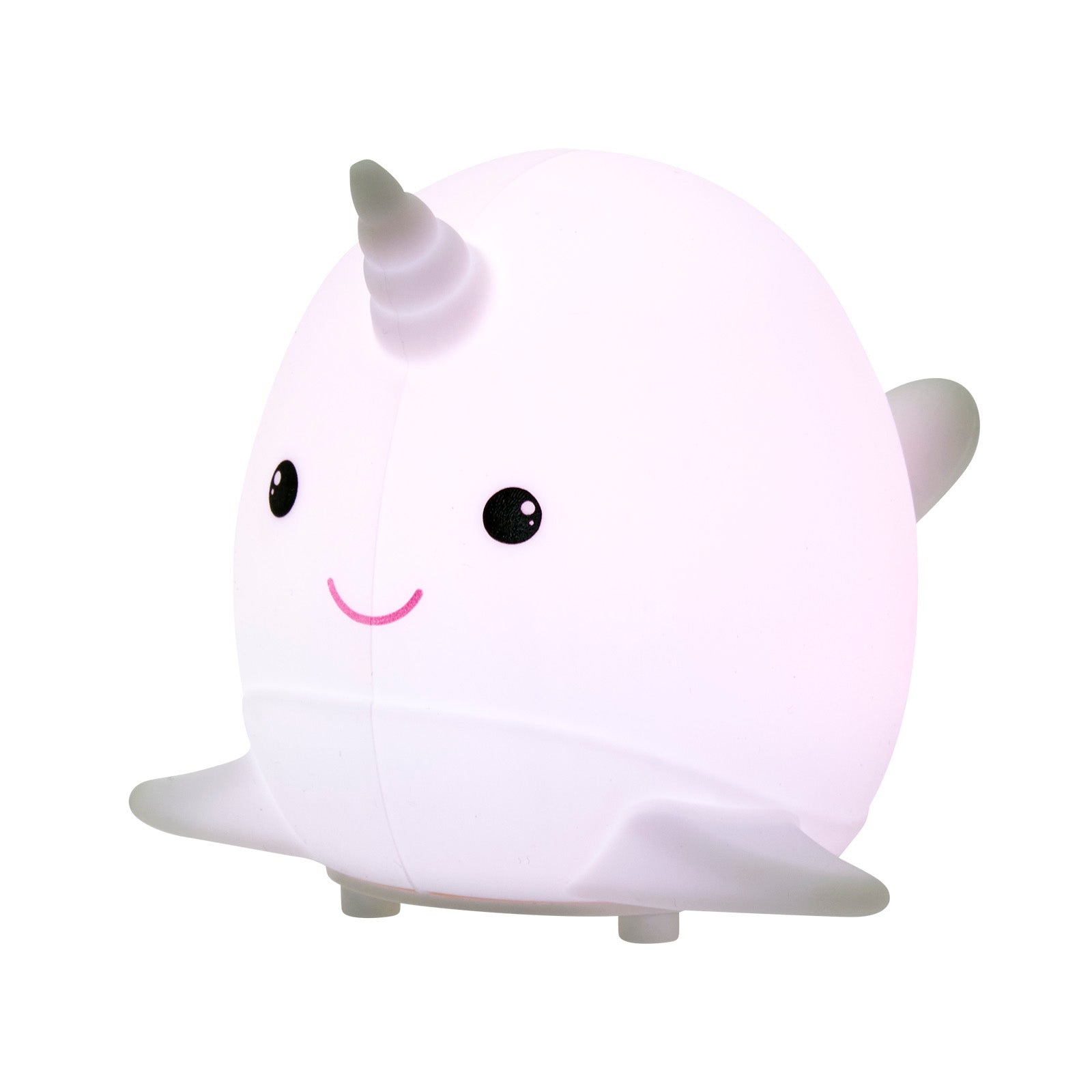 LitezAll Narwhal Squishable Color Changing Silicone Lantern - LitezAll