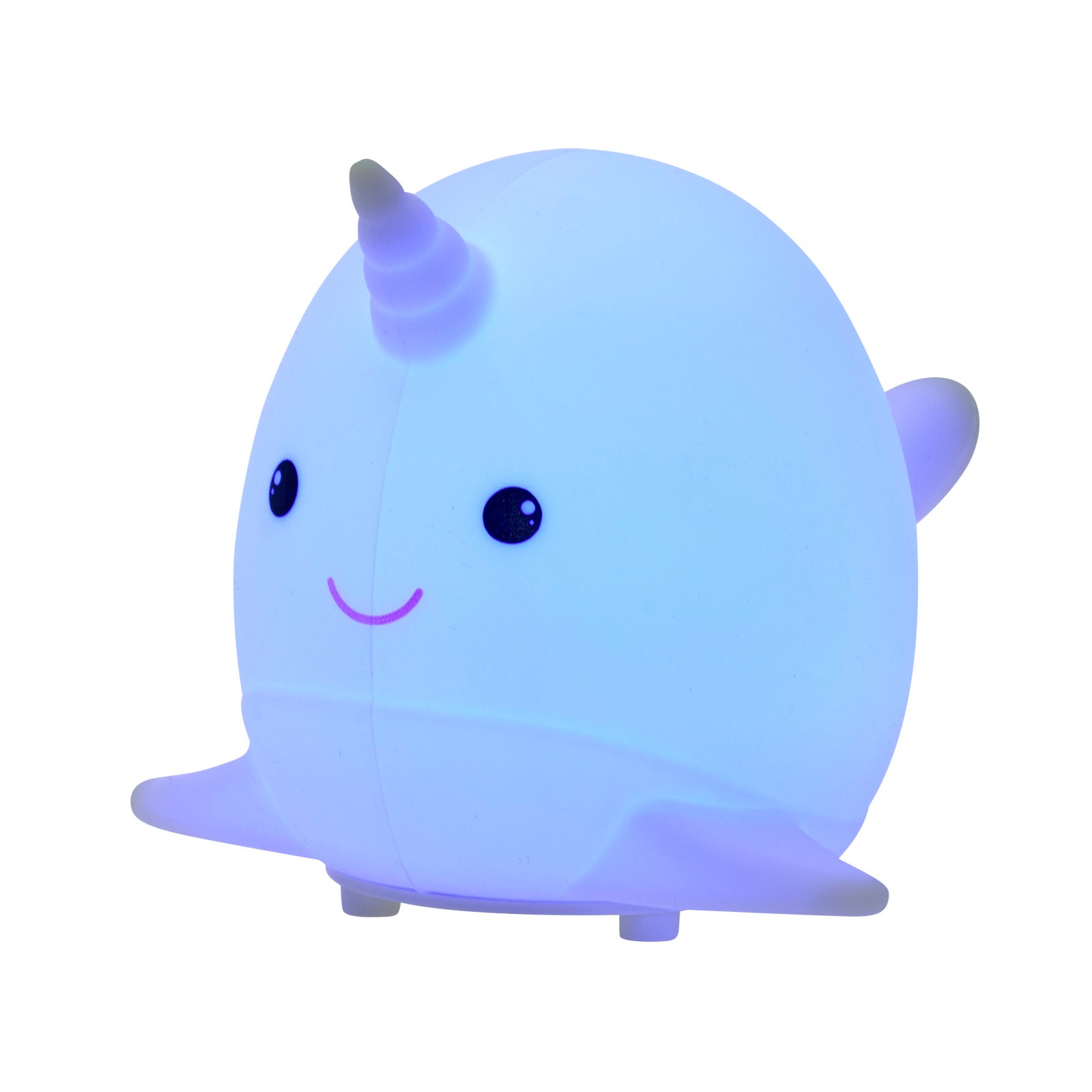 LitezAll Narwhal Squishable Color Changing Silicone Lantern - LitezAll