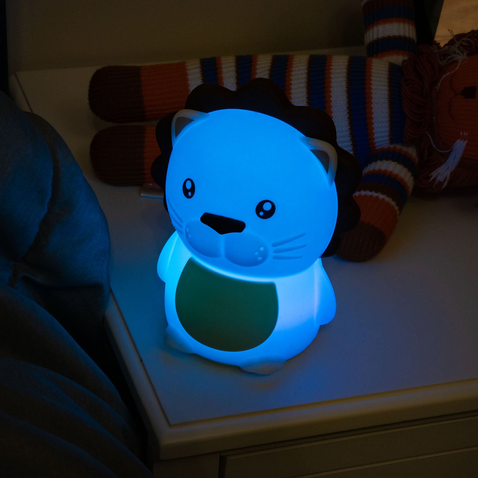 LitezAll Lion Squishable Color Changing Silicone Lantern - LitezAll