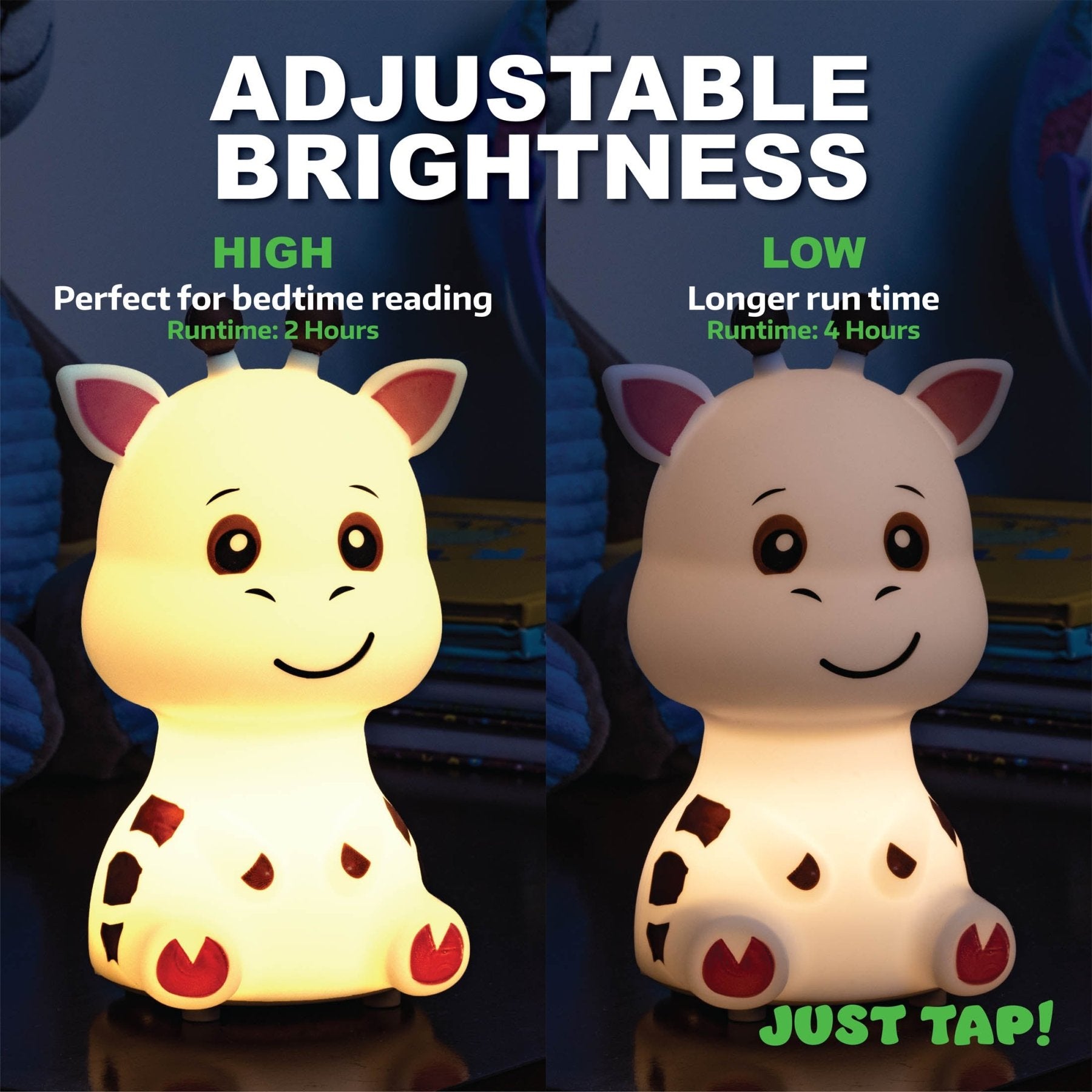 LitezAll Giraffe Squishable Color Changing Silicone Lantern - LitezAll