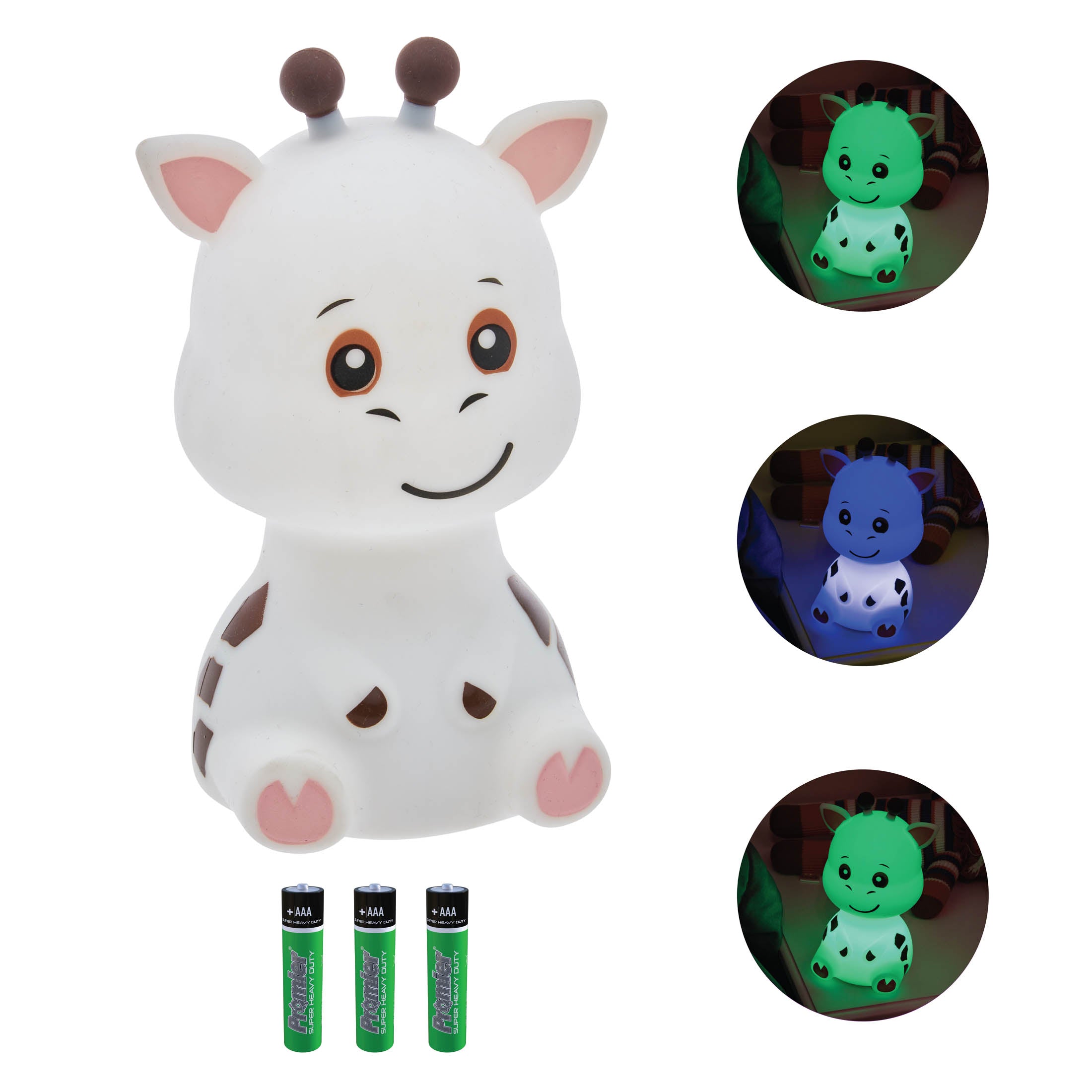 LitezAll® Giraffe Squishable Color Changing Silicone Lantern